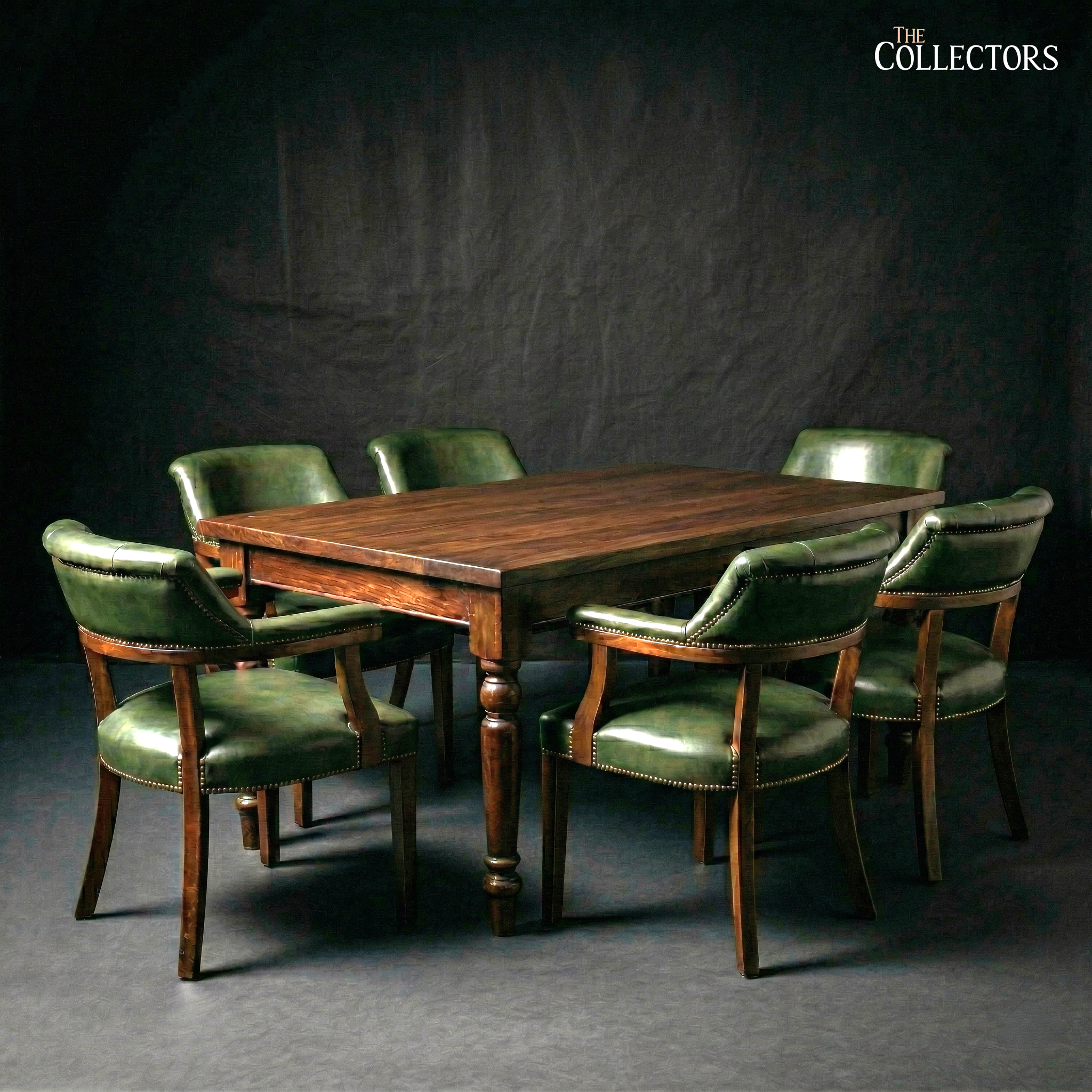 The Marlborough Regency Leather Dining Ensemble — image 2