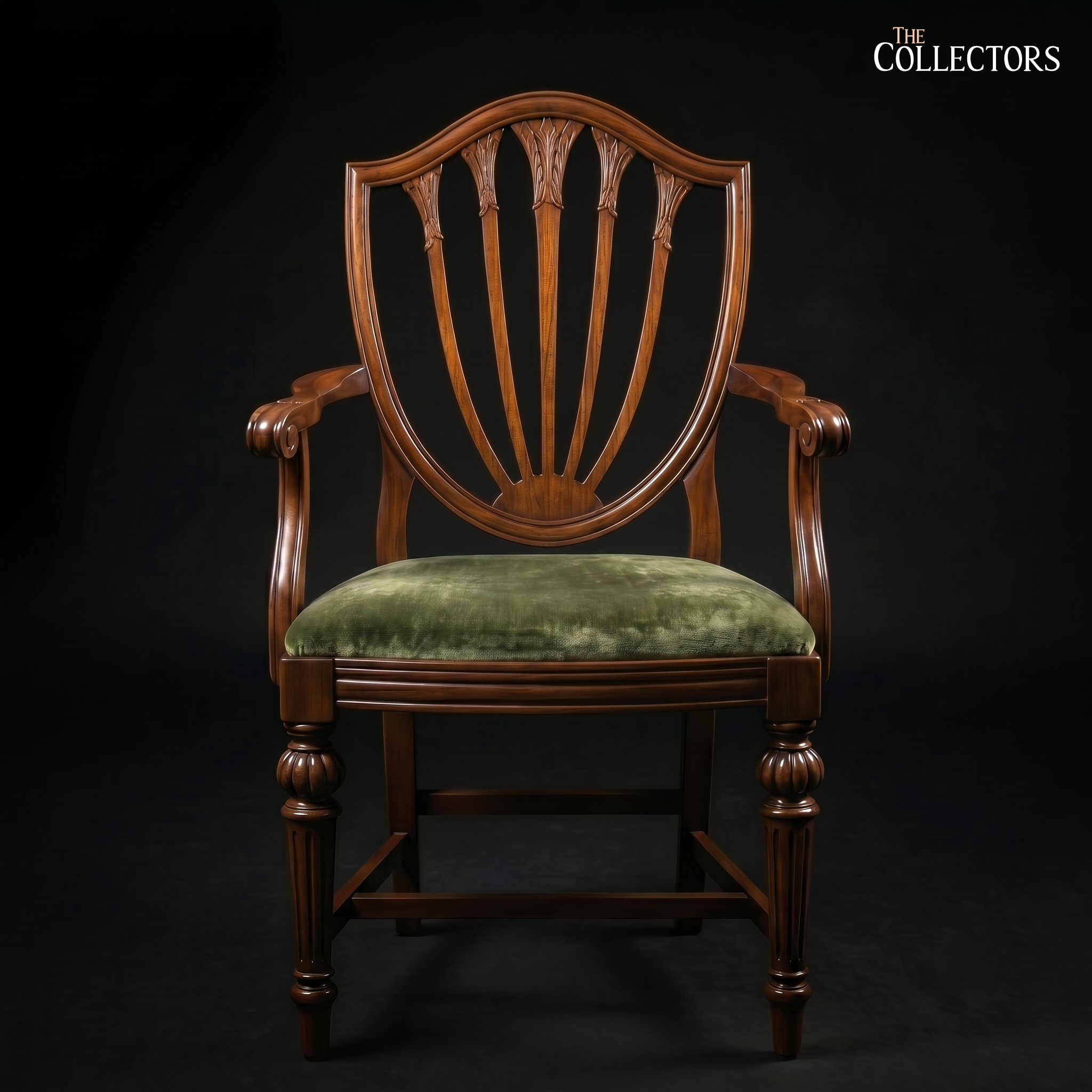 The Mayfair Hepplewhite Shield-Back Armchair — image 2