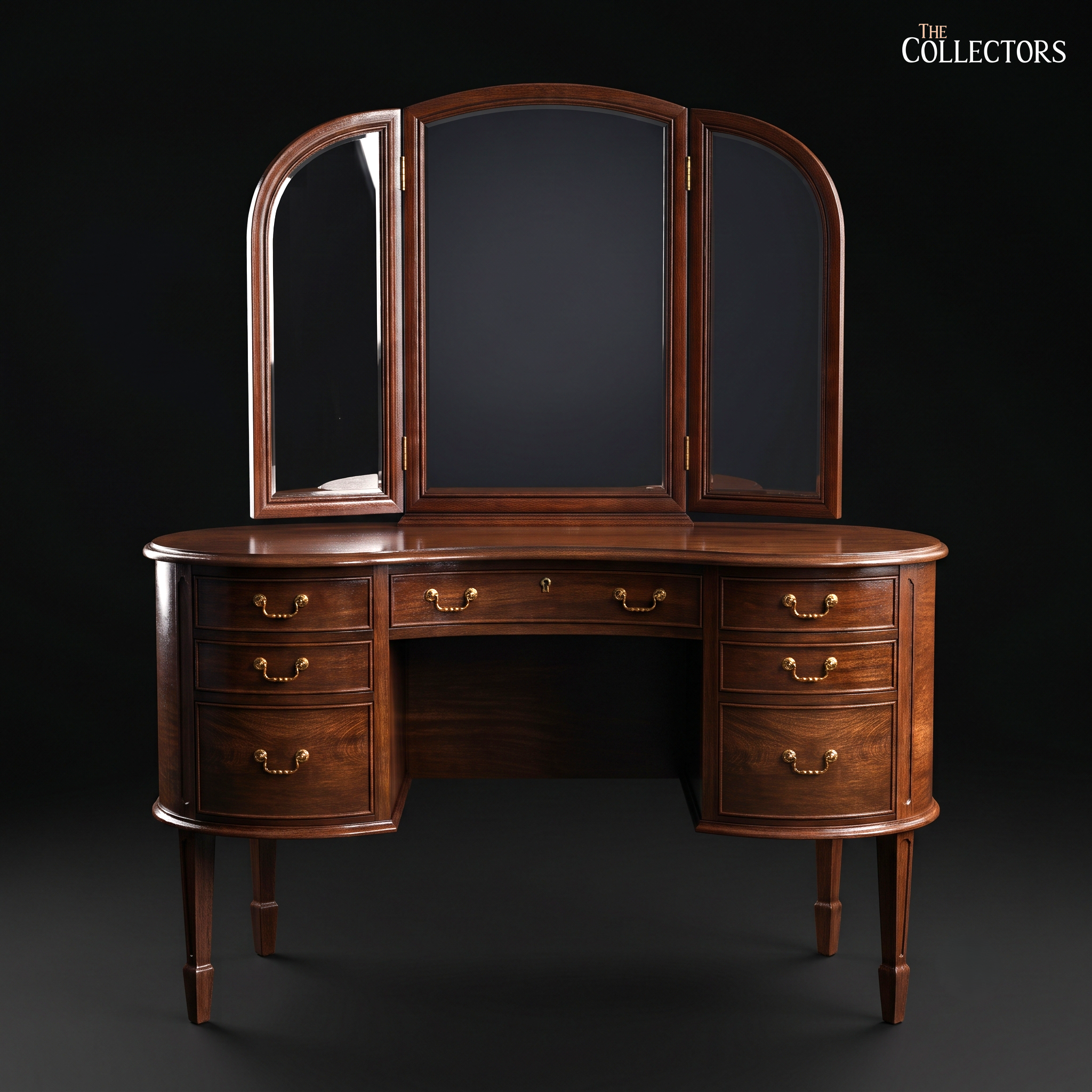 The Mayfair Sheraton-Revival Kidney Vanity Table — image 2