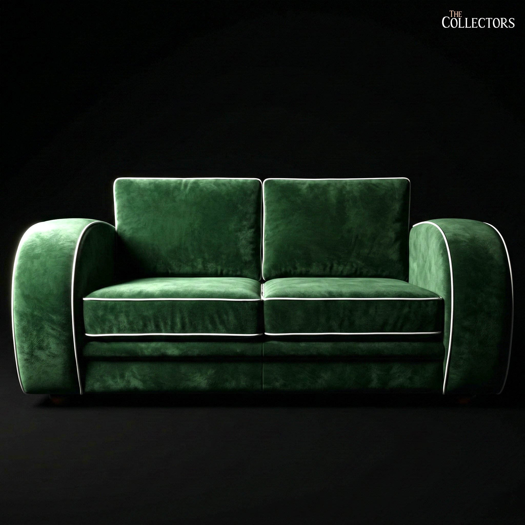 The Monaco Streamline Art Deco Sofa — image 1