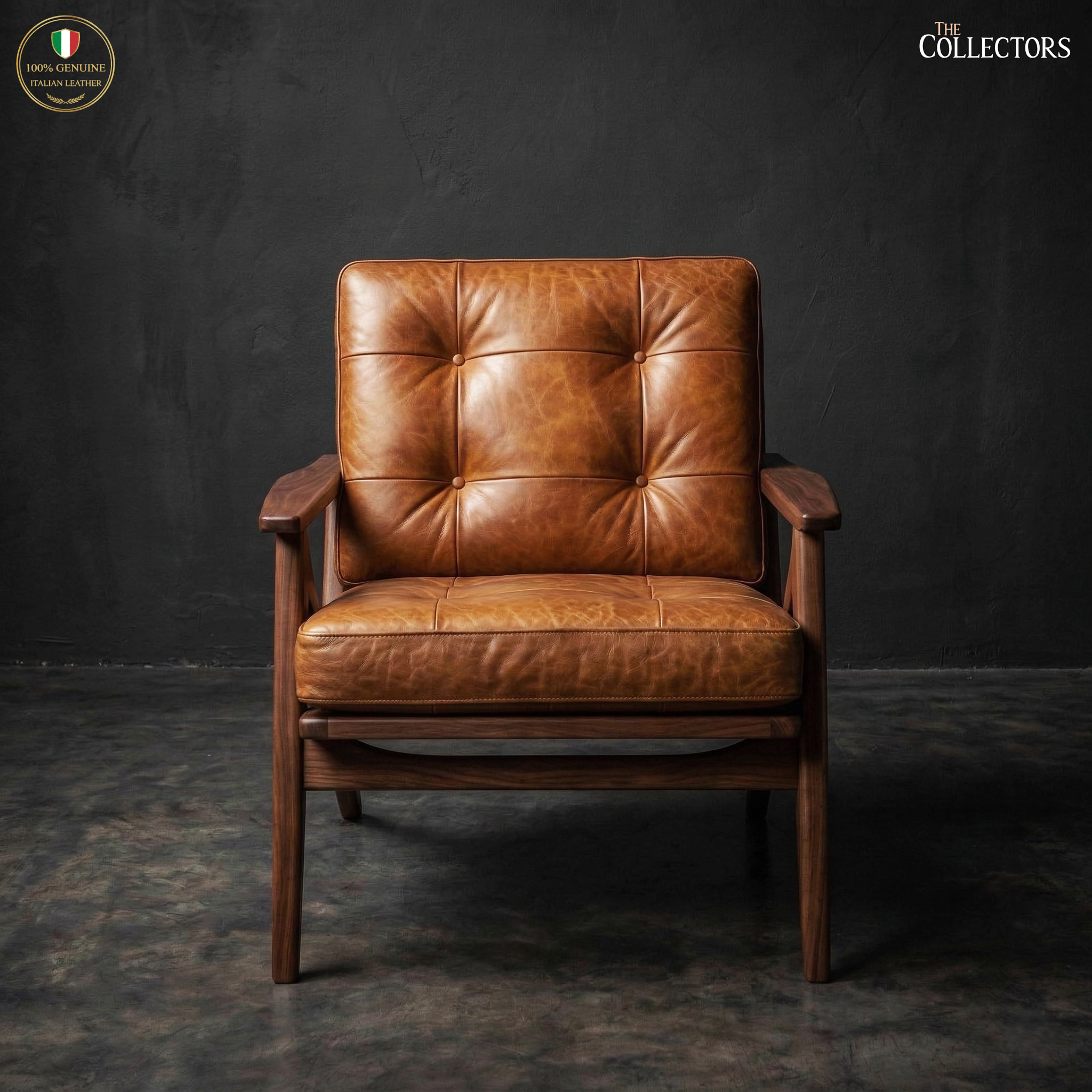 The Nørrebro Danish Mid-Century Leather Suite — image 6
