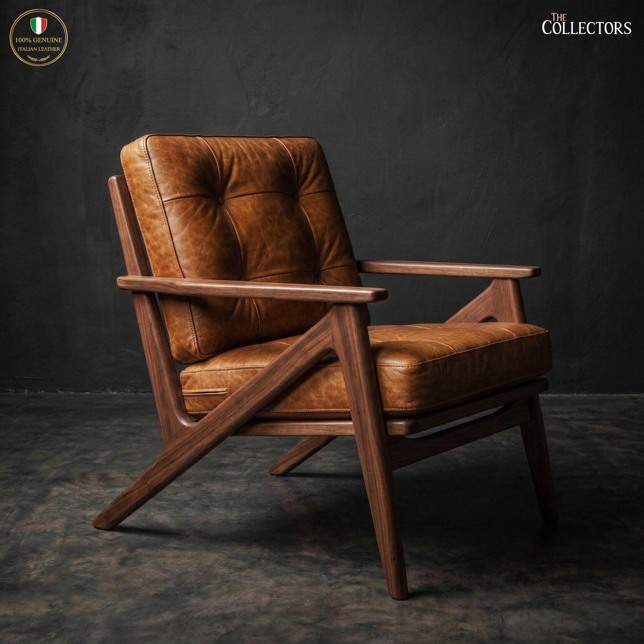 The Nørrebro Danish Mid-Century Leather Suite — image 7