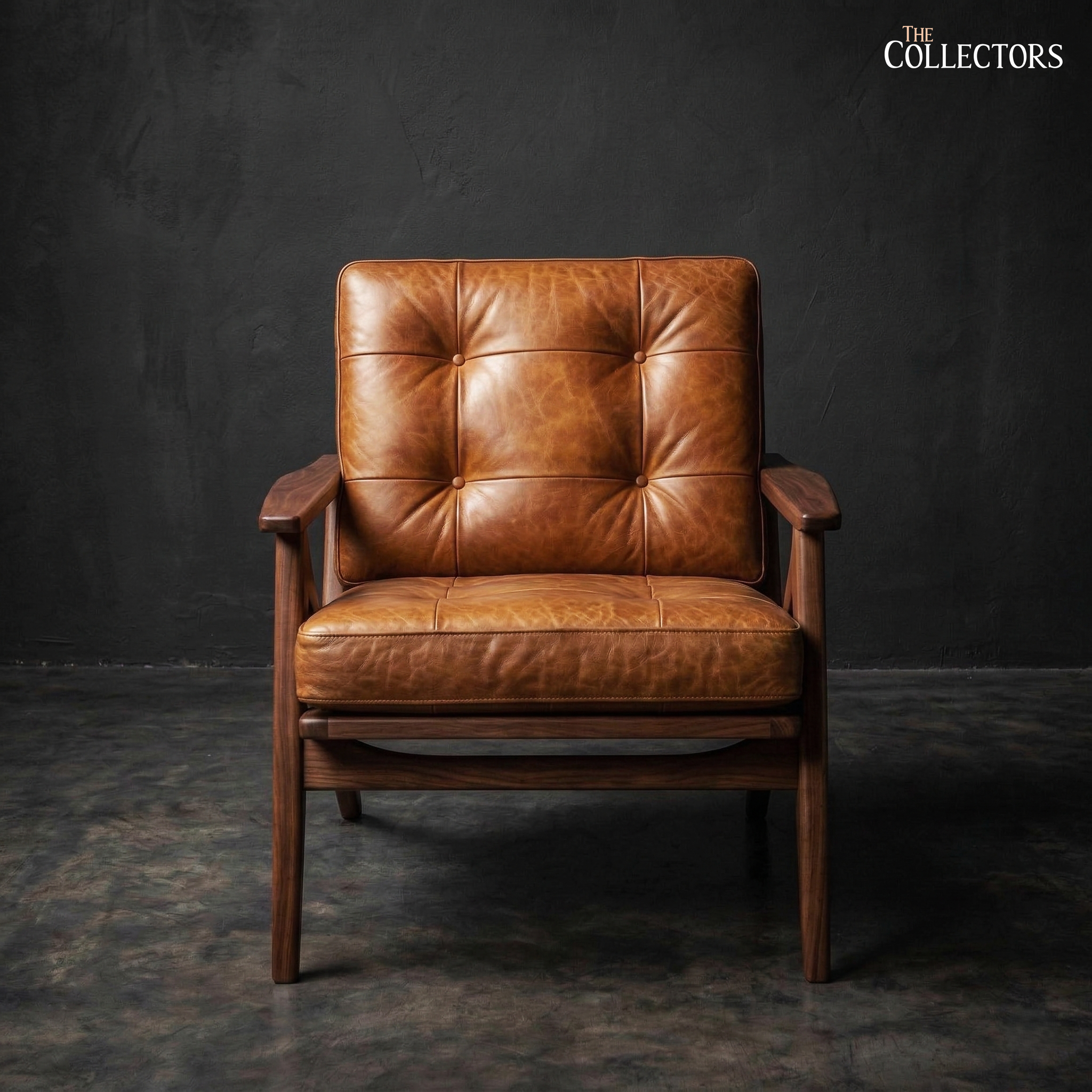 The Nørrebro Danish Mid-Century Leather Armchair — image 2