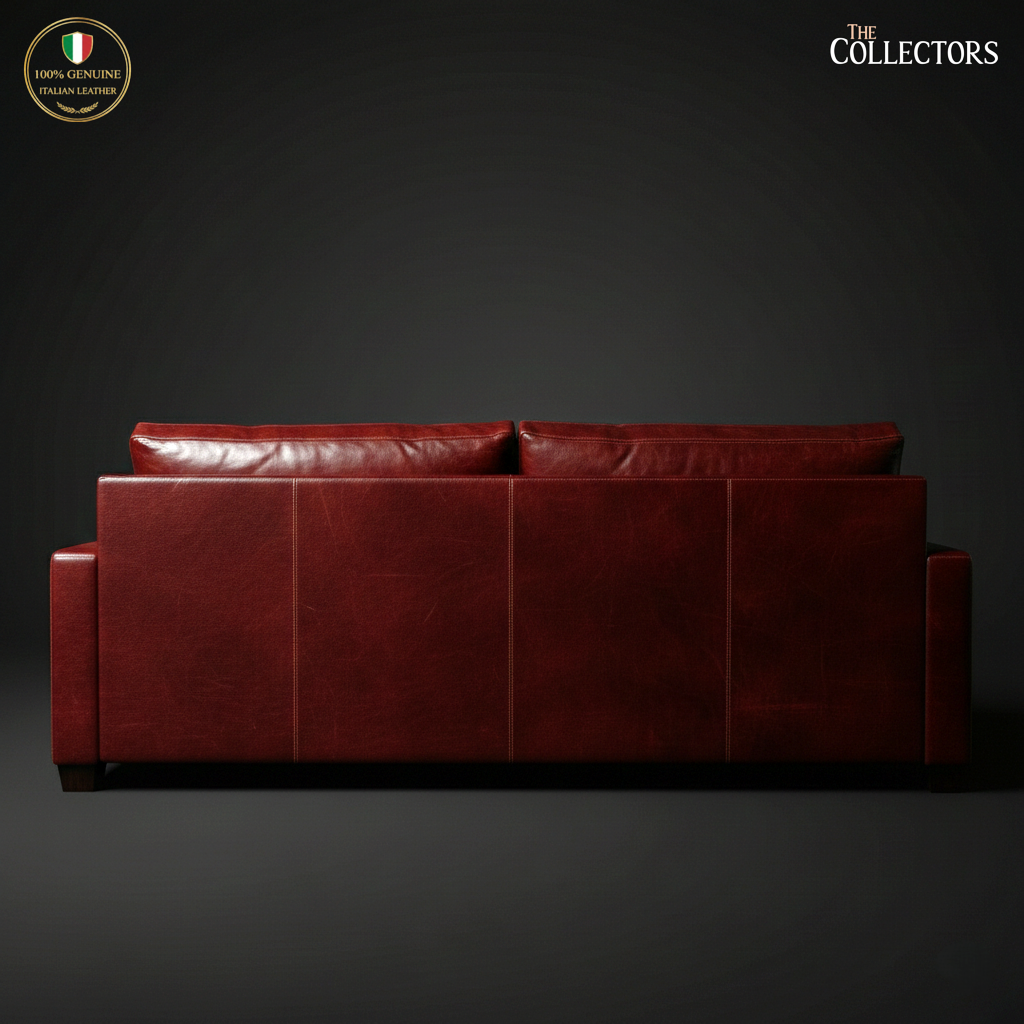 Oltrarno Atelier Modernist Leather Sofa — image 4