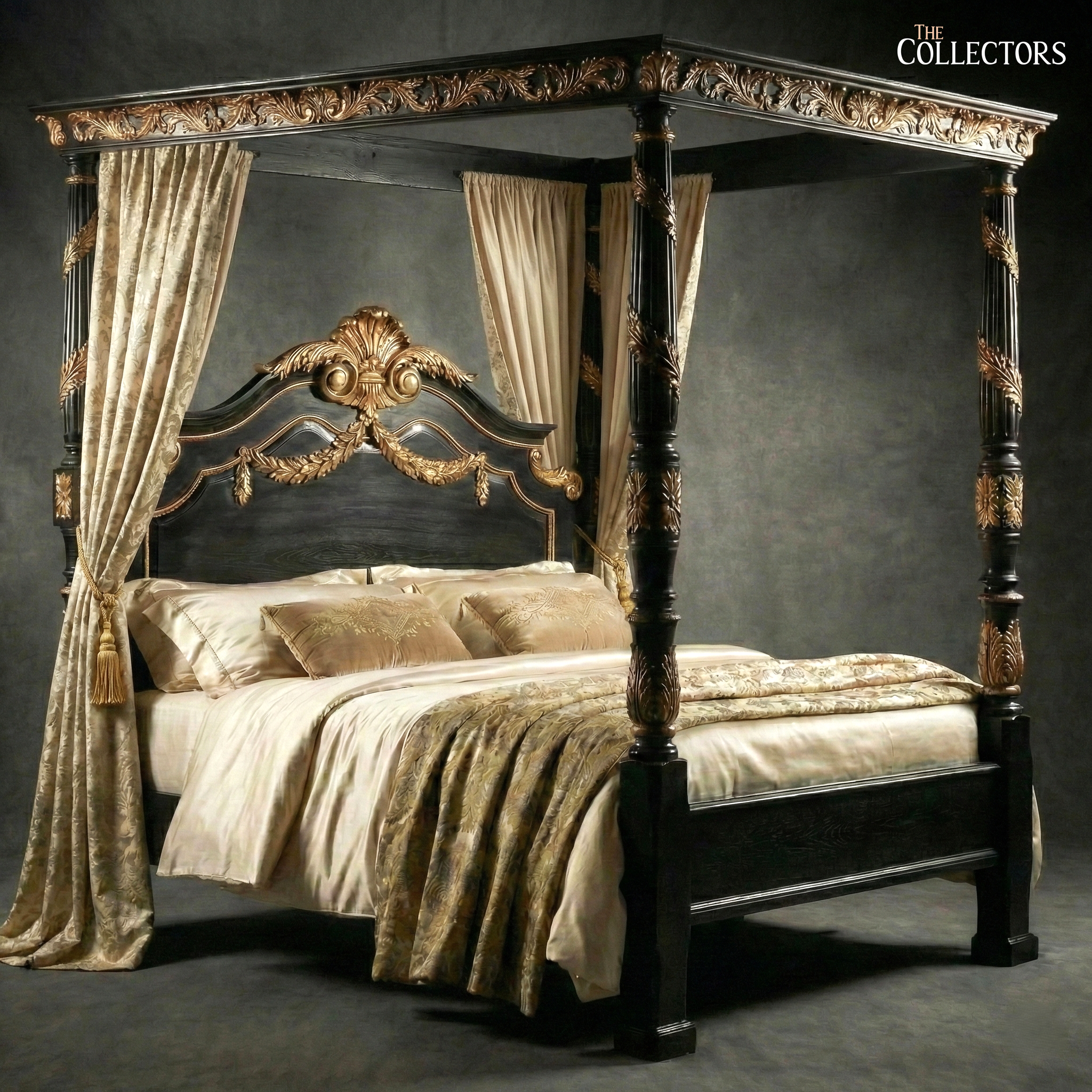 Palazzo Barberini Baroque Four Poster Bed — image 1