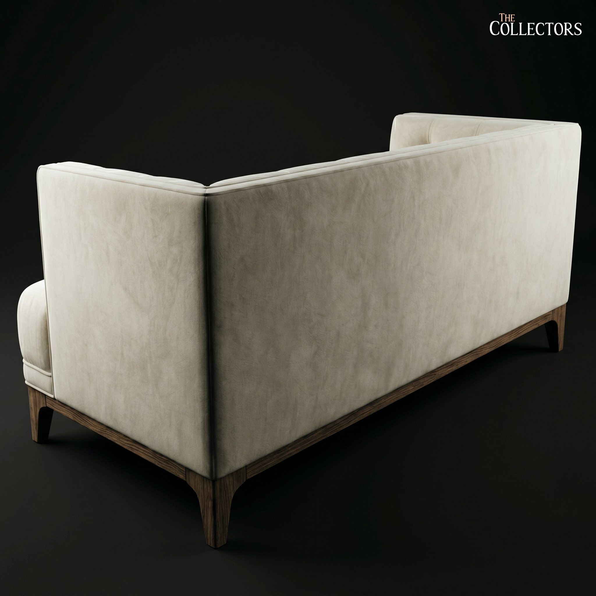 The Palm Springs Mid-Century Tufted Ivory Sofa — image 4