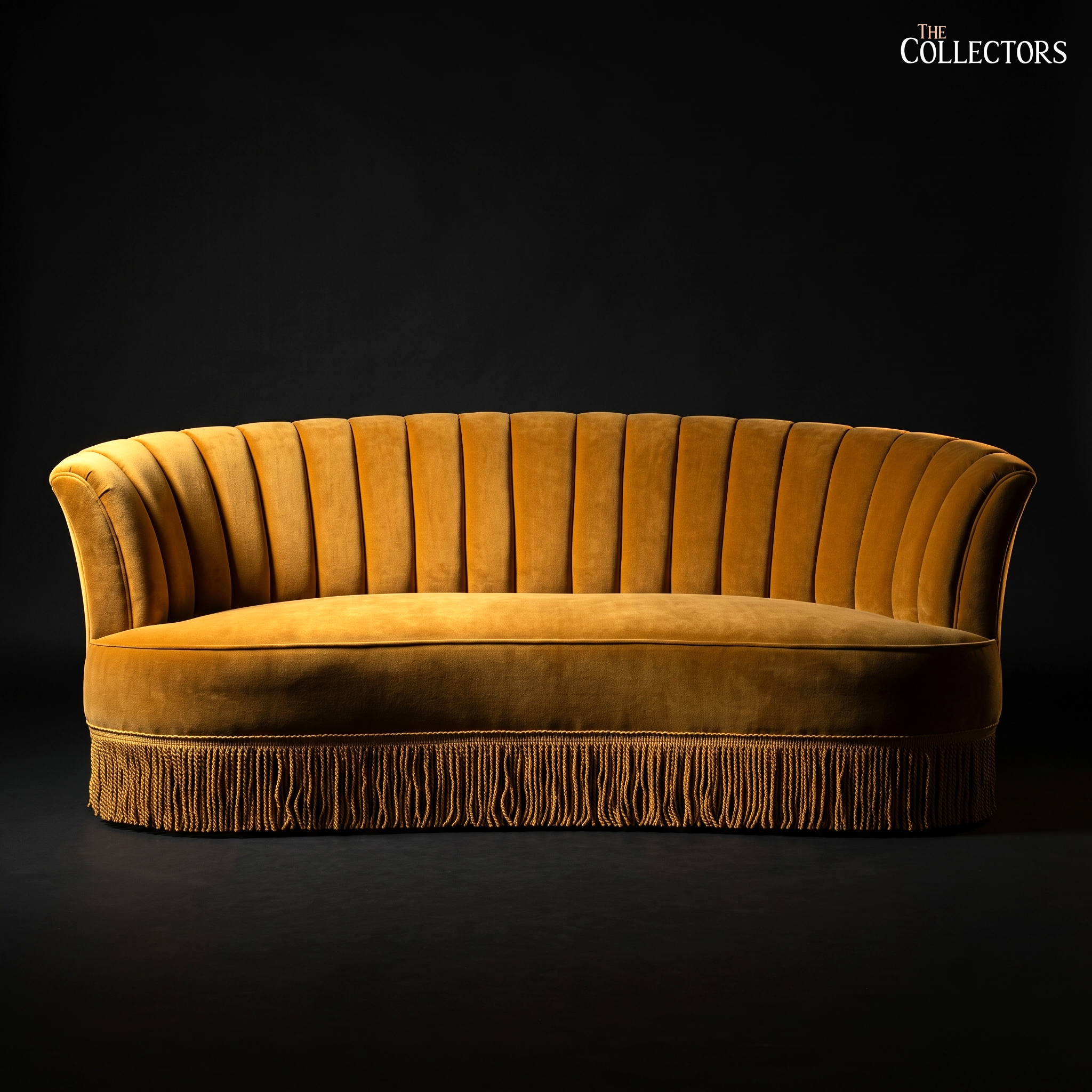 Passementerie Gold: A Parisian Deco Settee