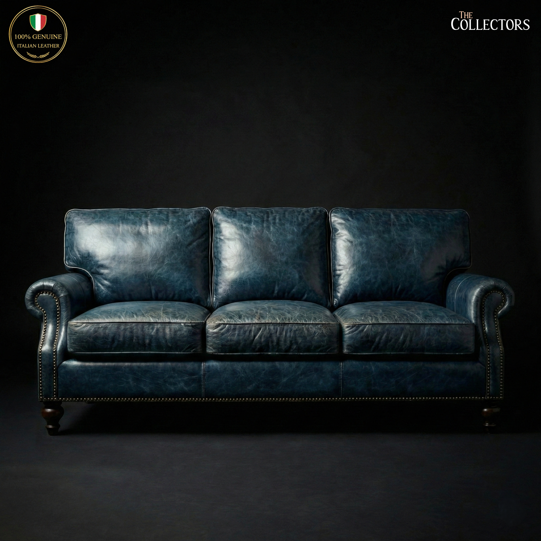 Piccadilly Club Leather Sofa — image 1