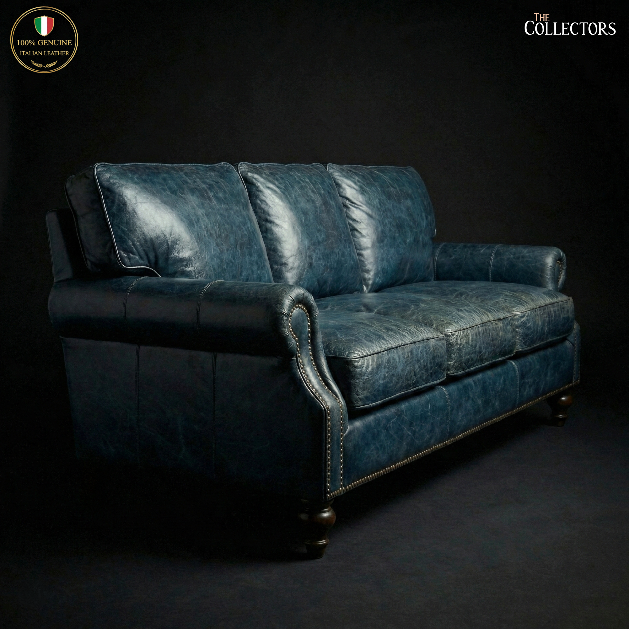 Piccadilly Club Leather Sofa — image 2