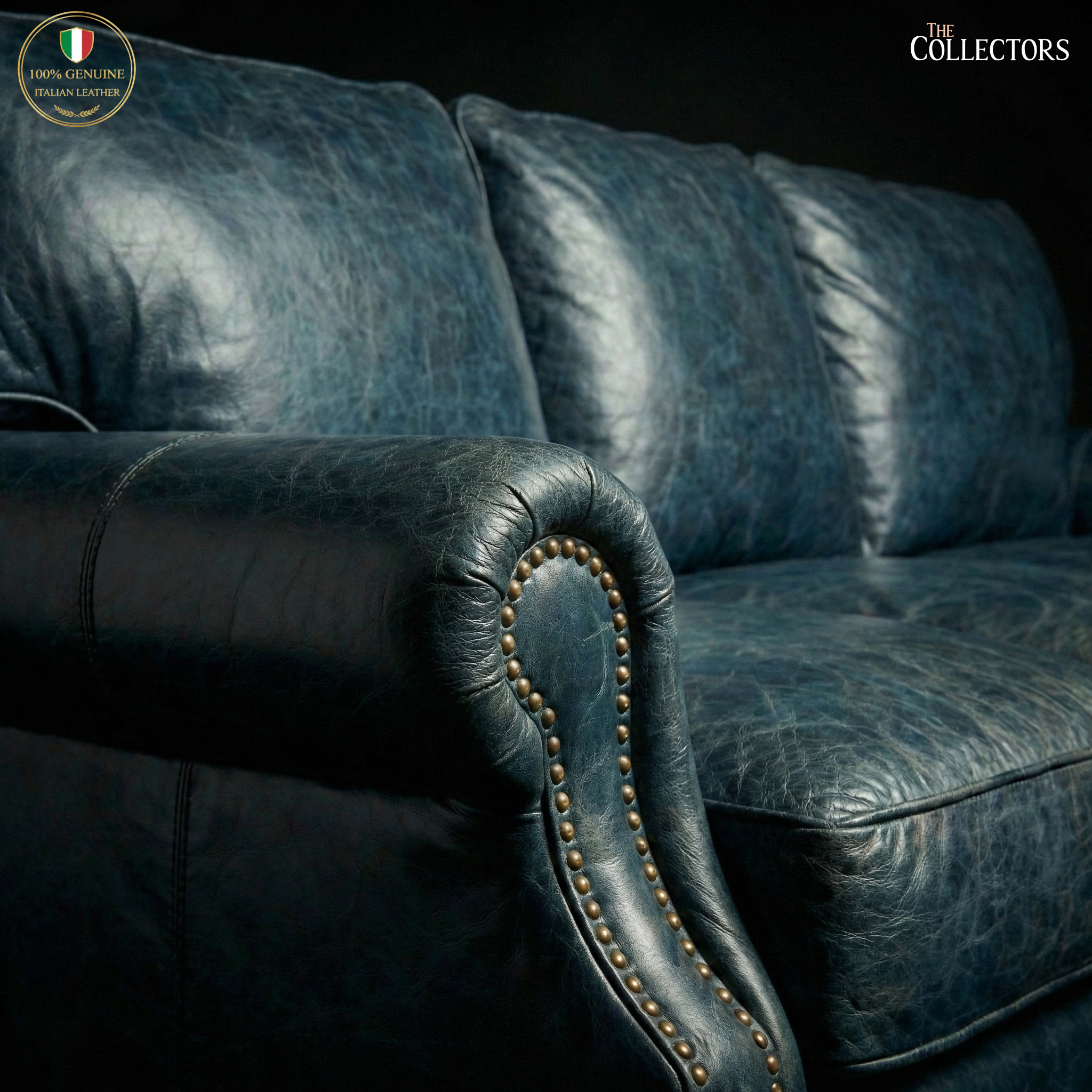 Piccadilly Club Leather Sofa — image 3