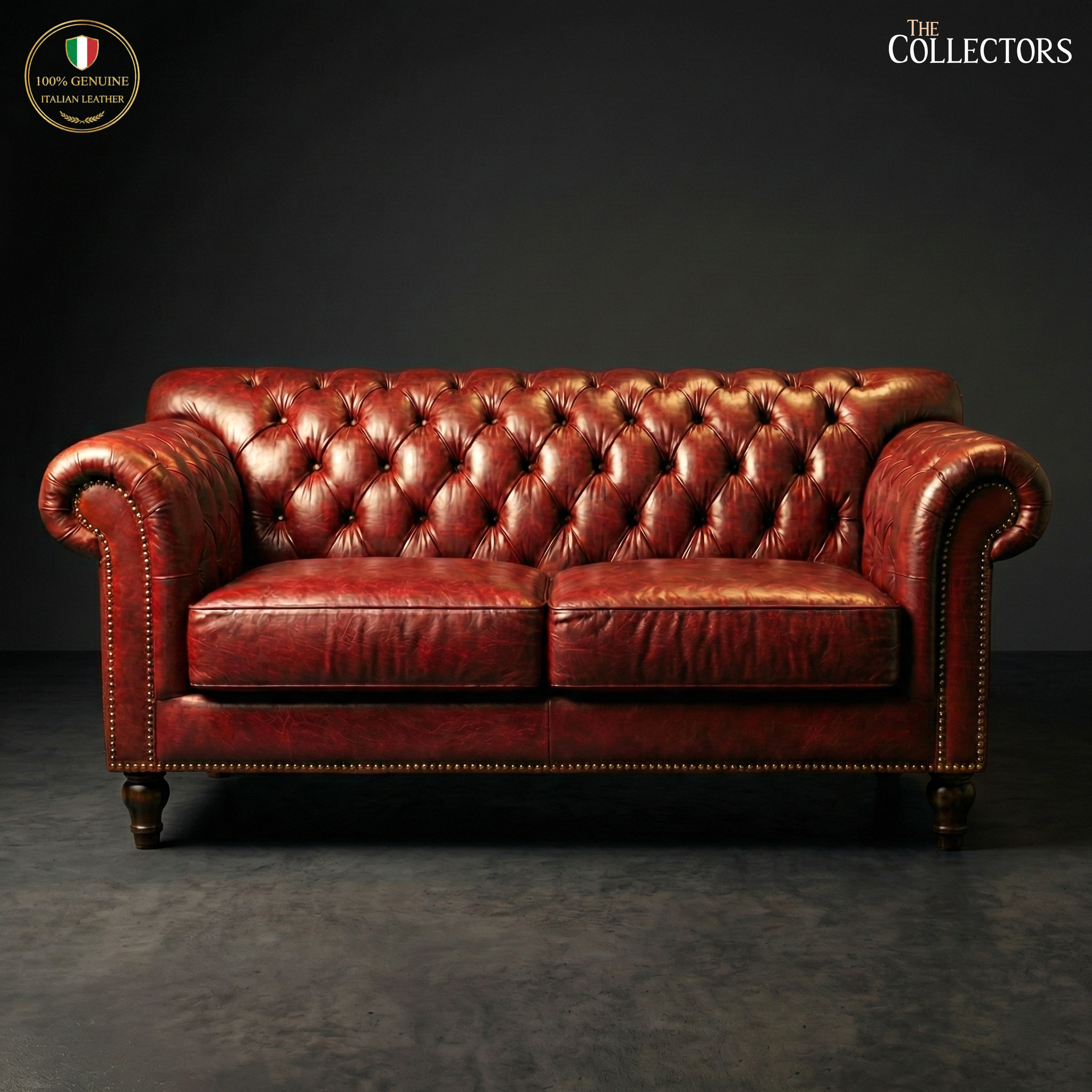 Savile Row Chesterfield Leather Sofa — image 1