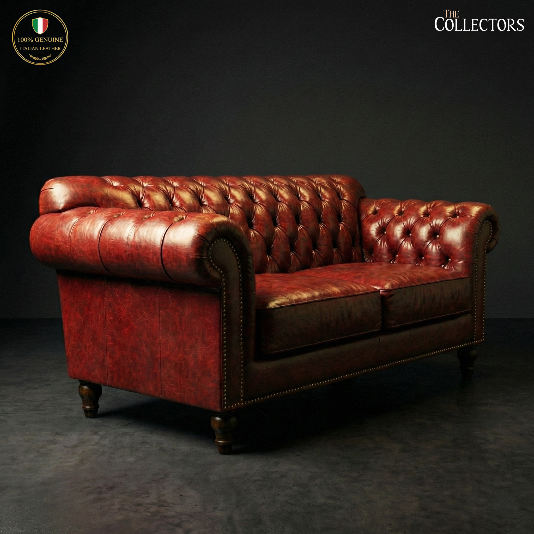 Savile Row Chesterfield Leather Sofa — image 2