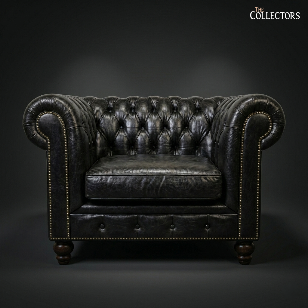The Savoy Club Chesterfield Leather Armchair — image 2