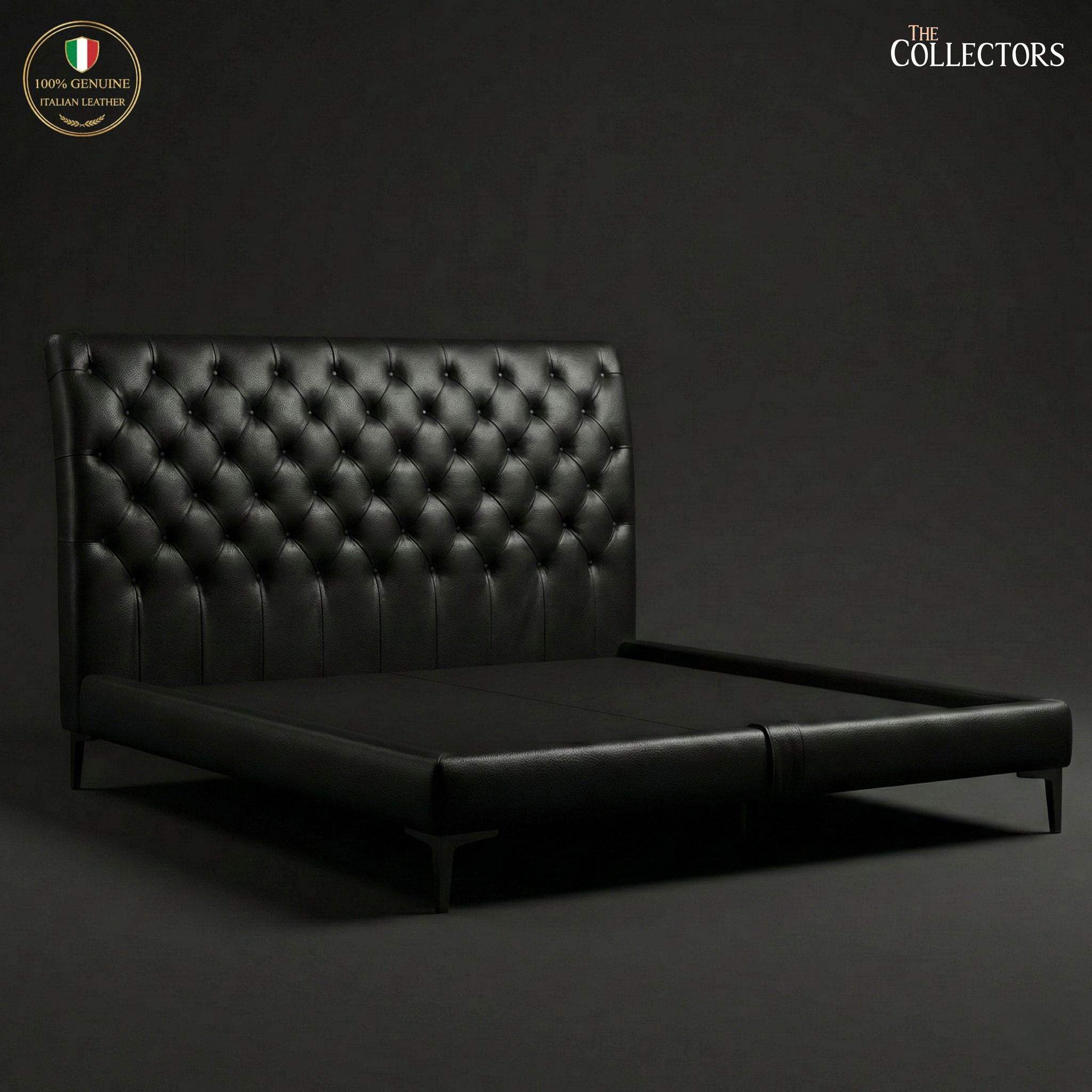 The St. James’s Chesterfield Leather Bed — image 2