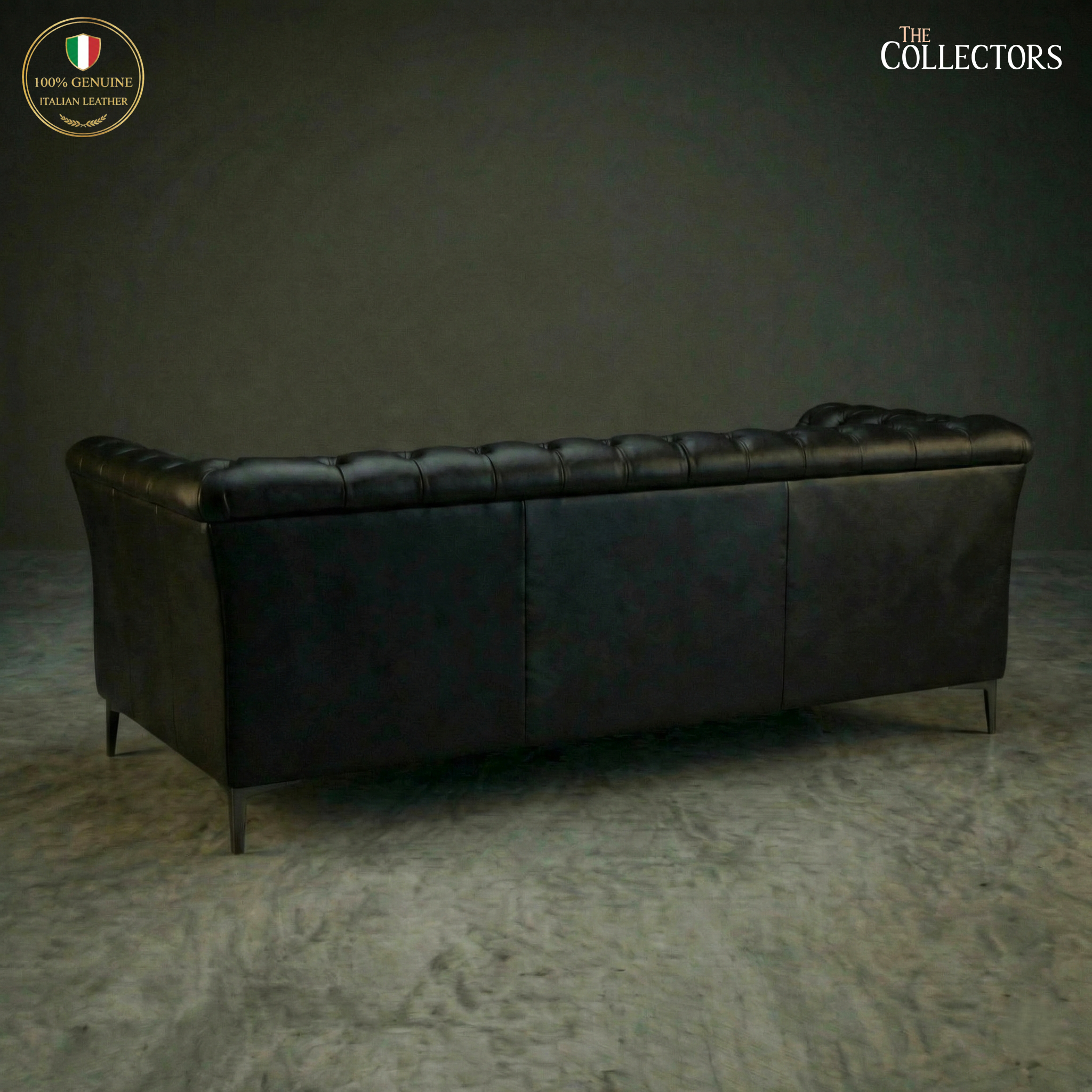 St. James’s Club Modernist Chesterfield Sofa Set — image 9