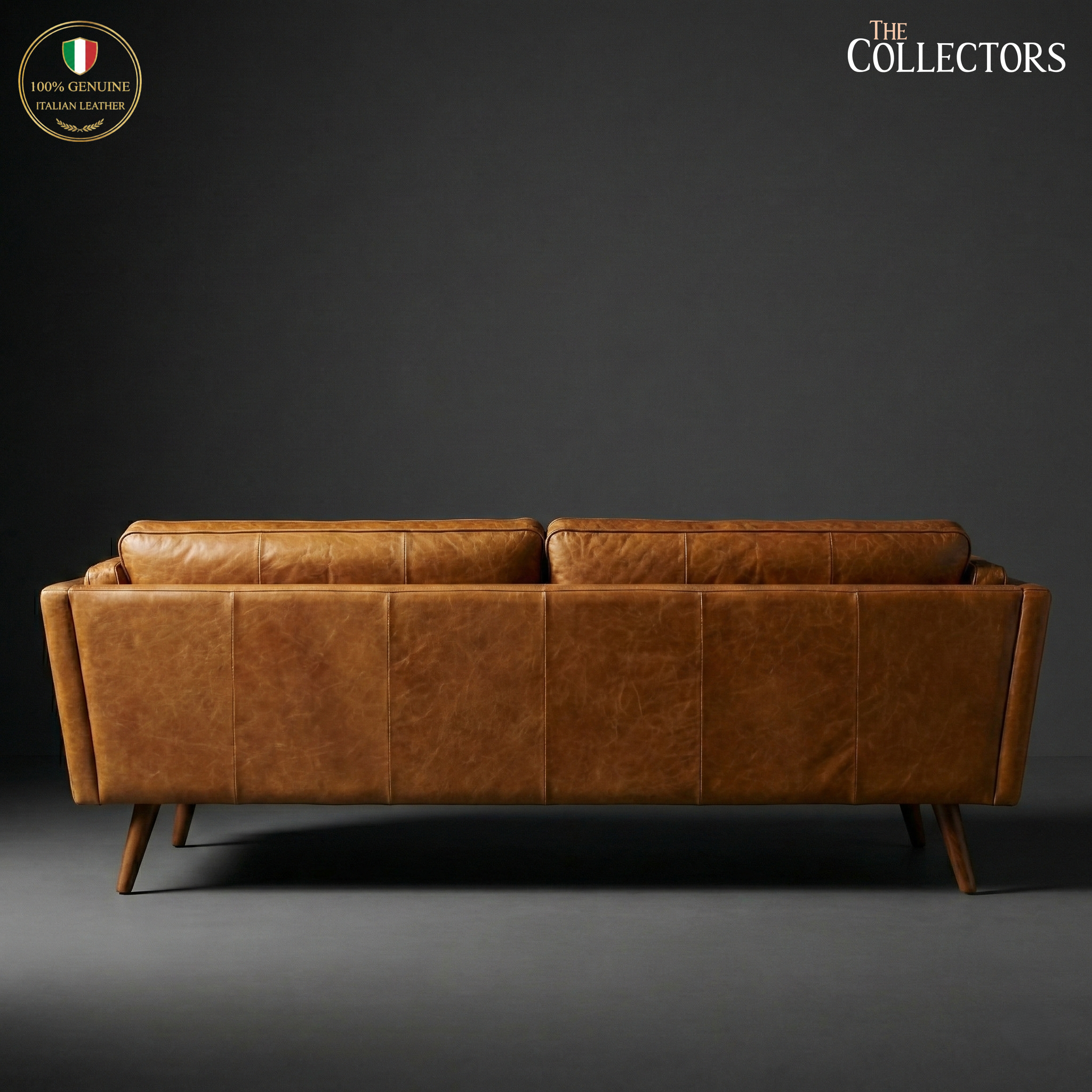 Østerbro Modernist Leather Sofa — image 5