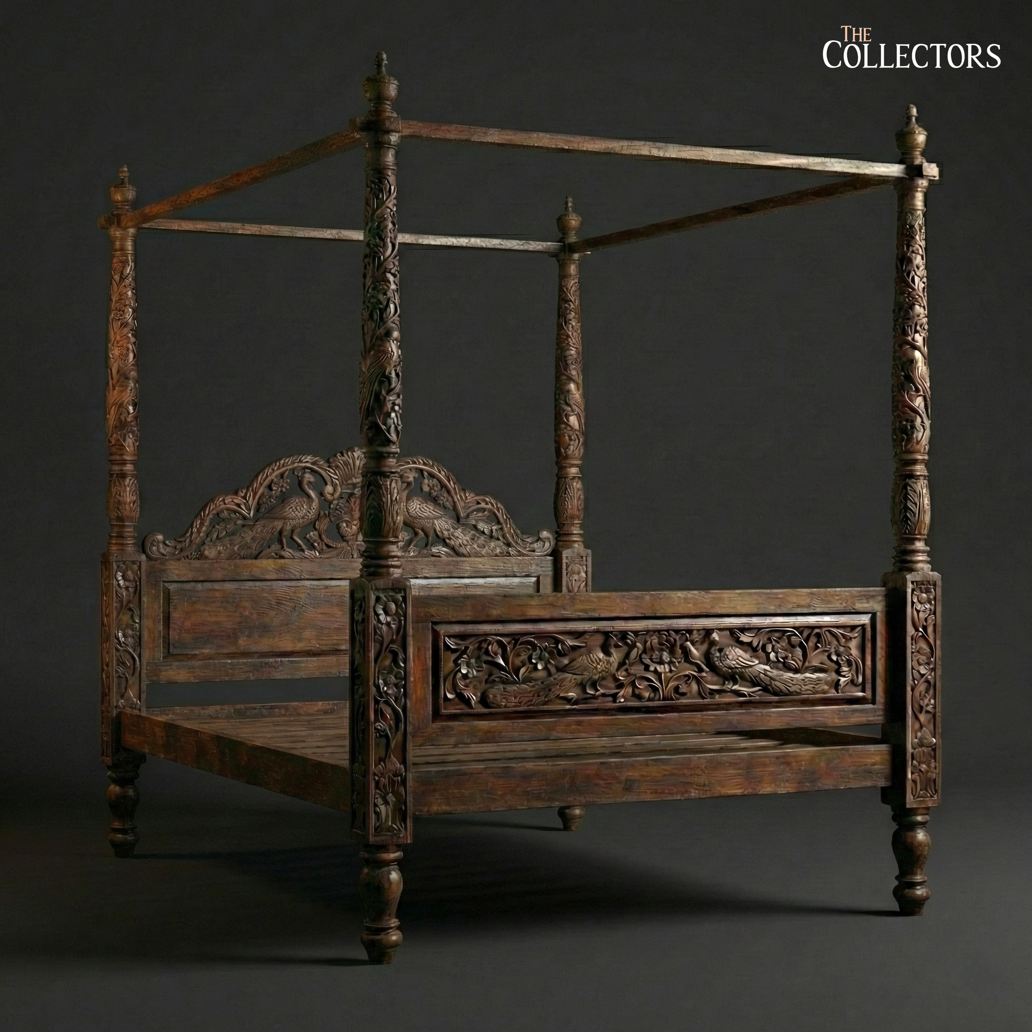 Suratte Peacock Court Four Poster Bed — image 2
