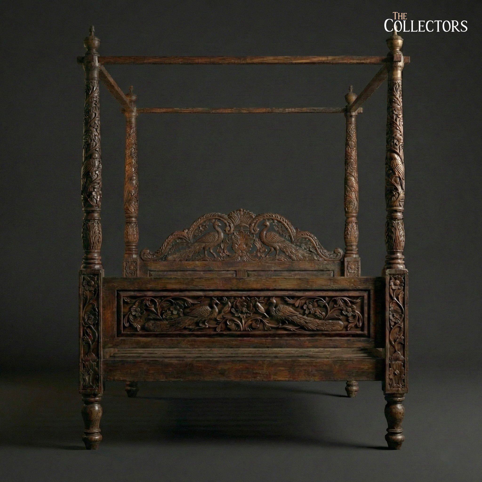 Suratte Peacock Court Four Poster Bed — image 3