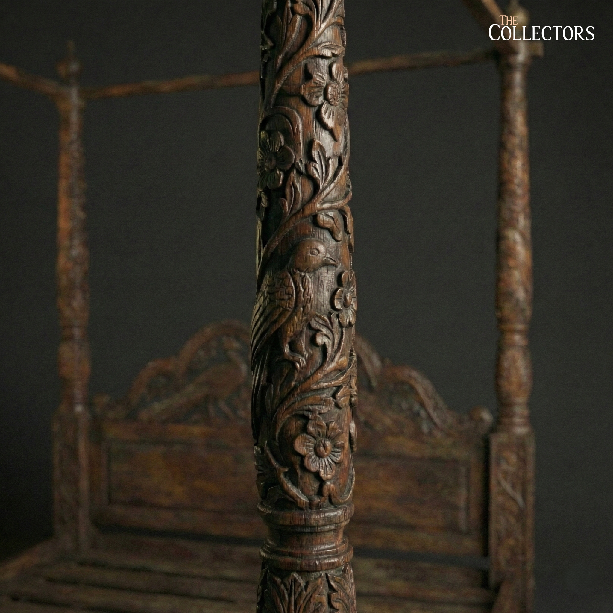 Suratte Peacock Court Four Poster Bed — image 6
