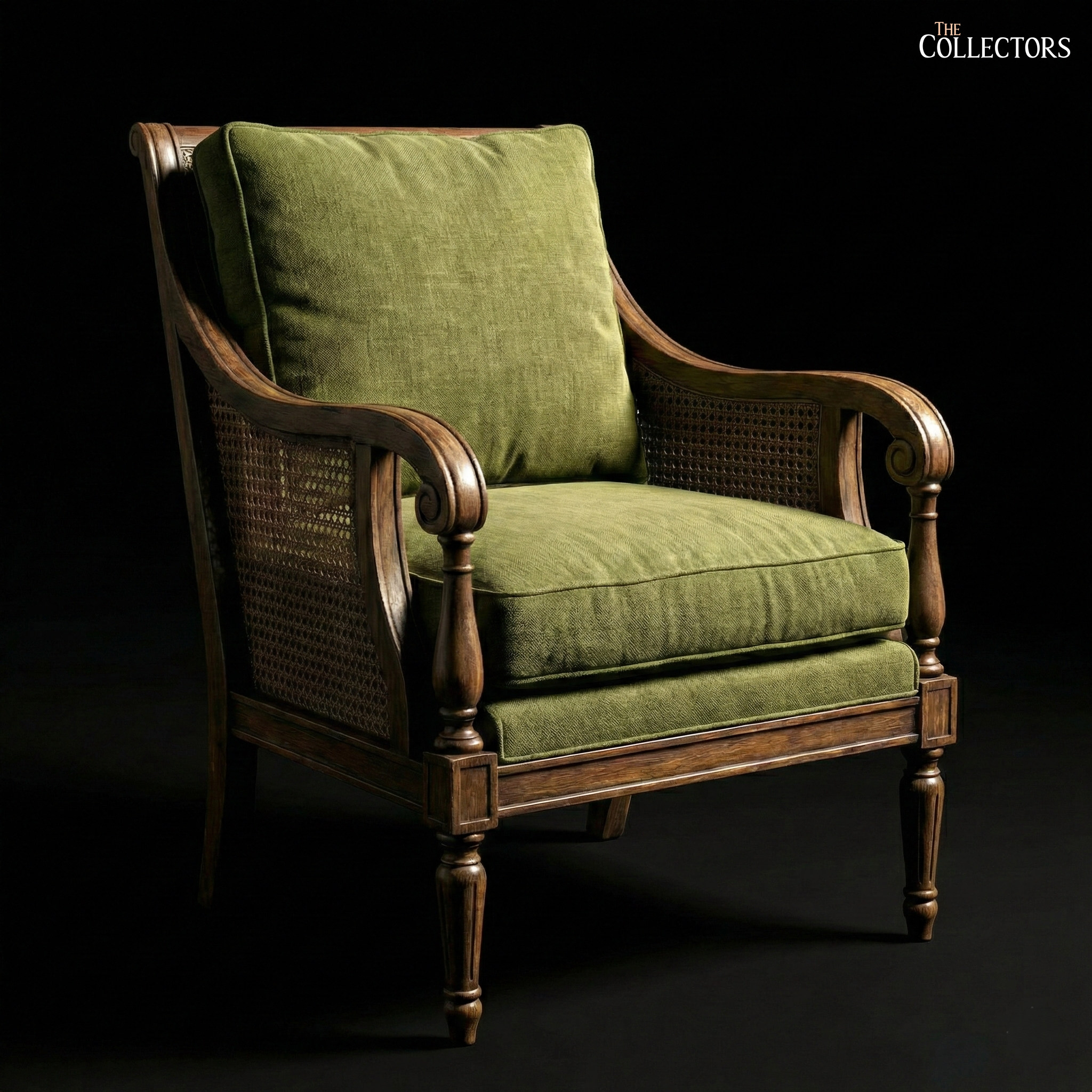 The Anglo-Indian Cane Lounge Chair — image 1
