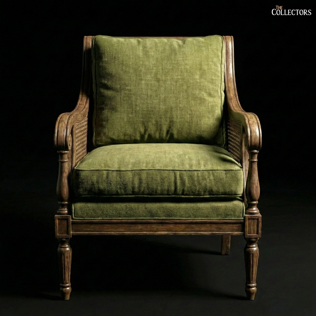 The Anglo-Indian Cane Lounge Chair — image 2