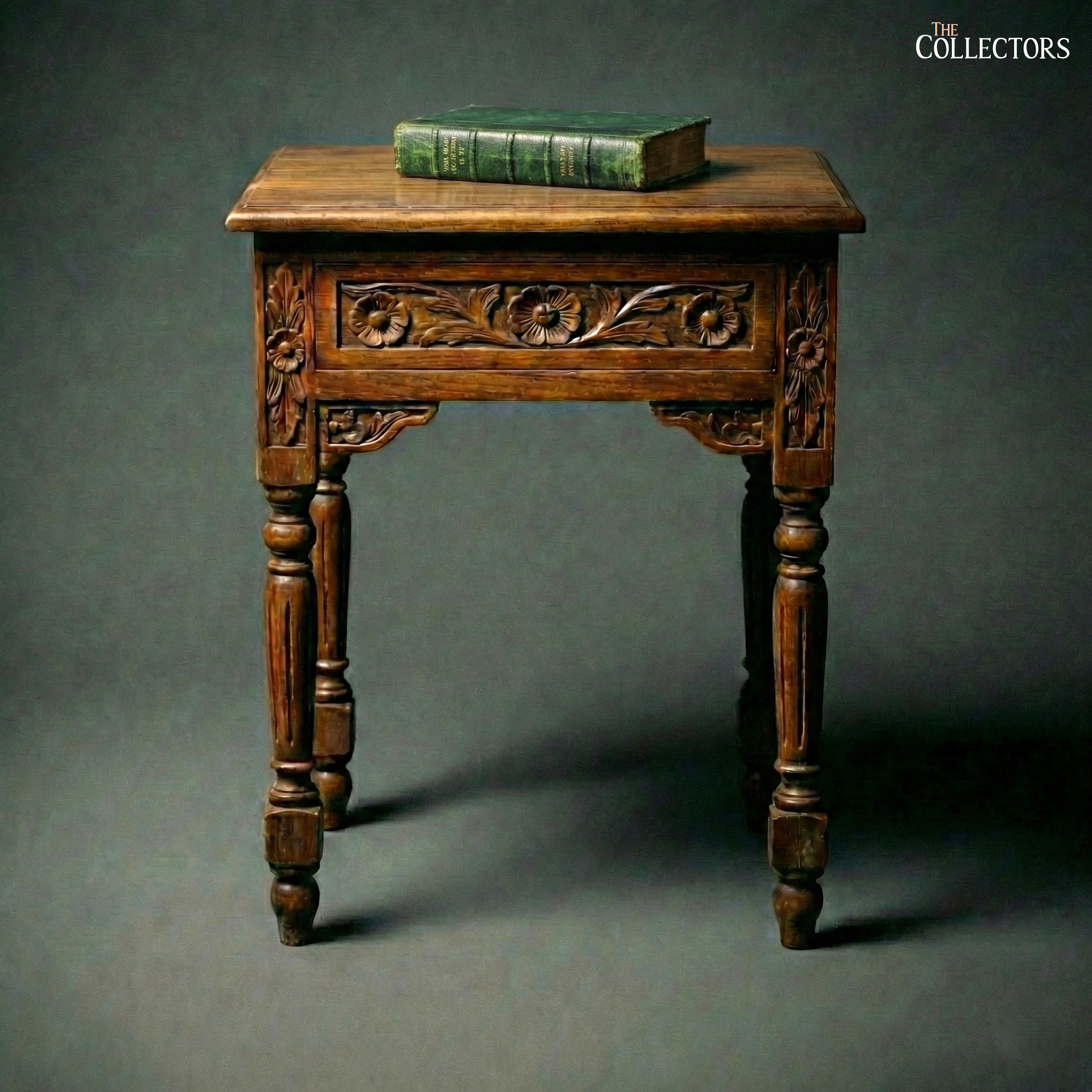 The Anglo-Indian Floral Frieze Side Table — image 1