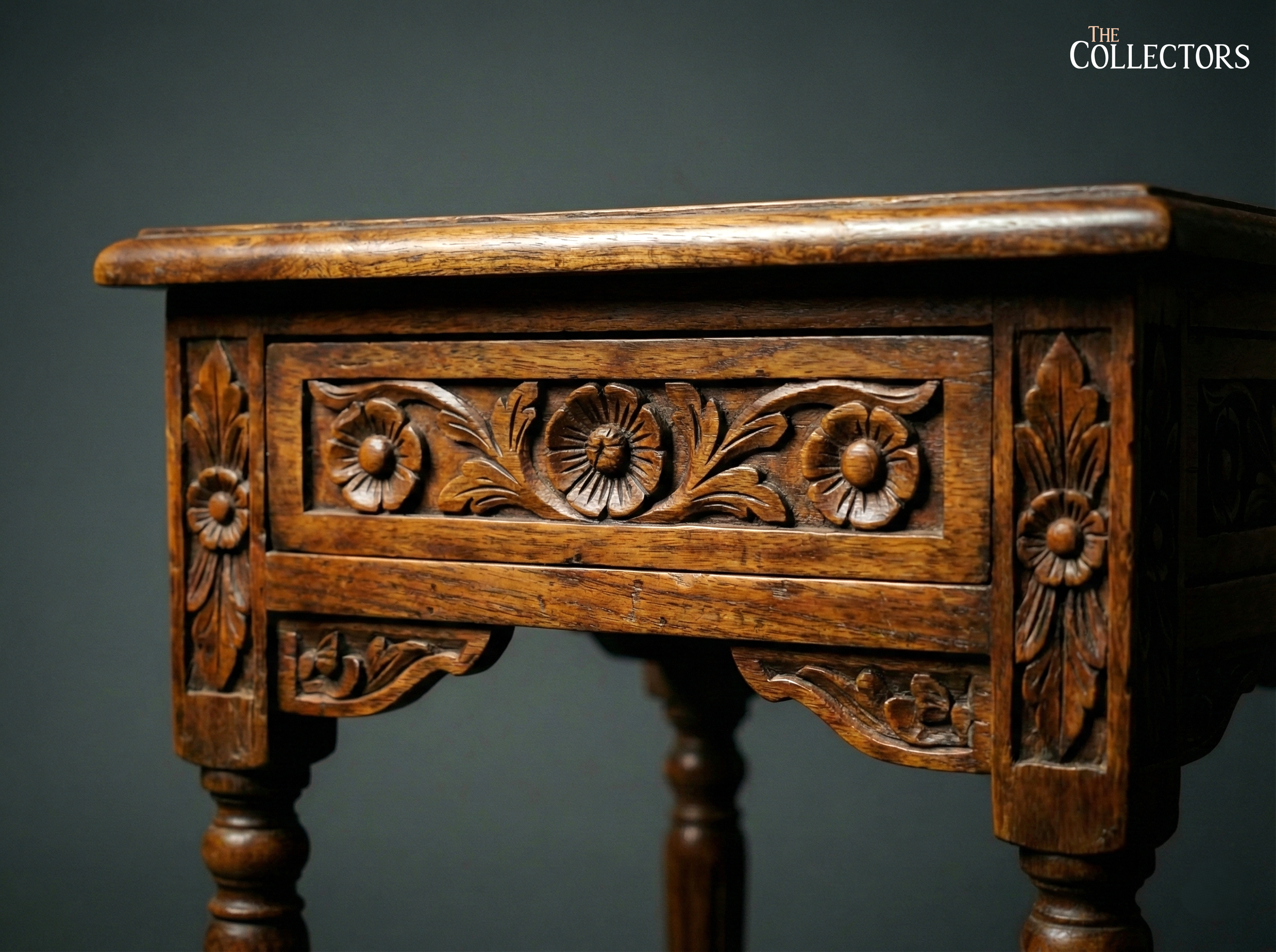 The Anglo-Indian Floral Frieze Side Table — image 3