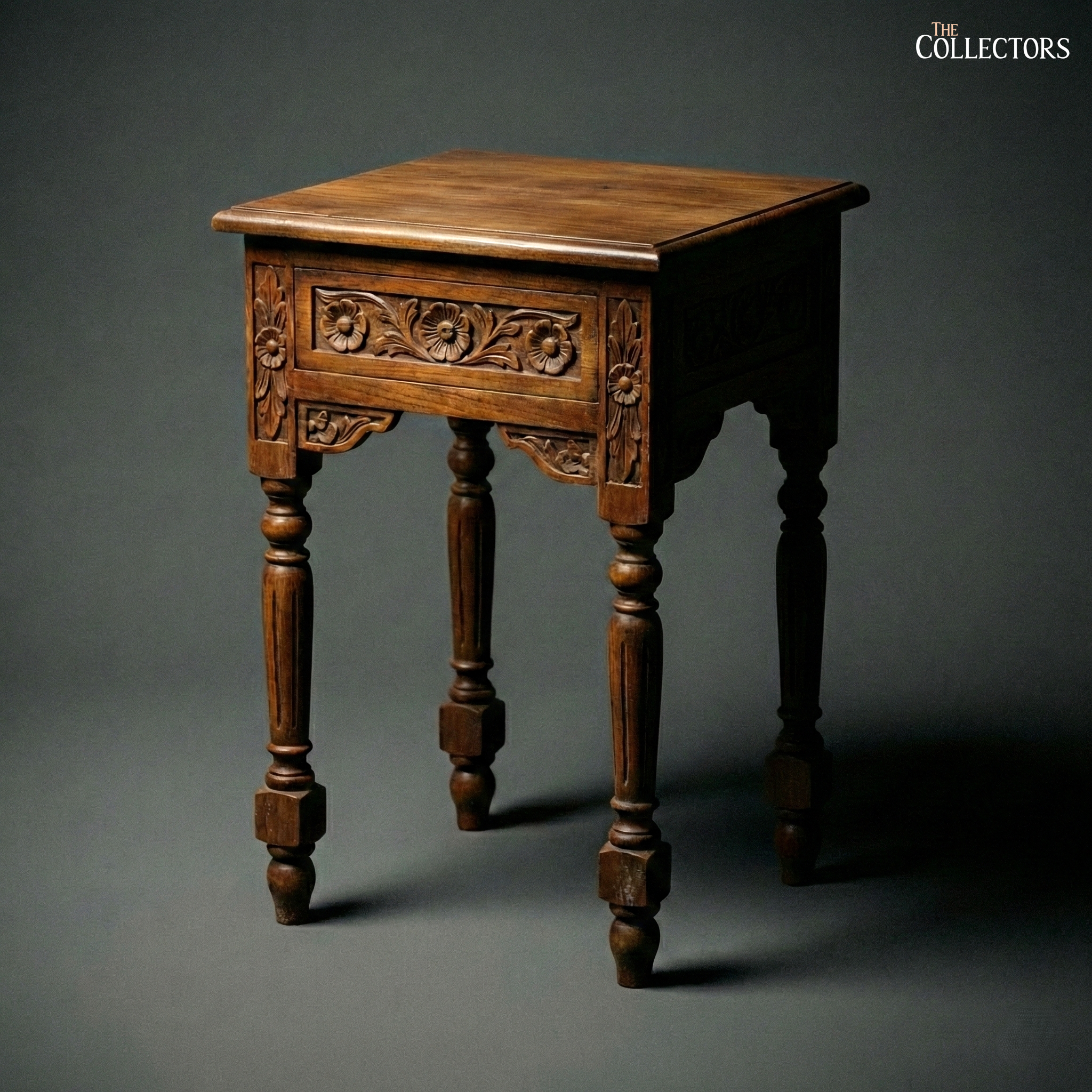 The Anglo-Indian Floral Frieze Side Table — image 5