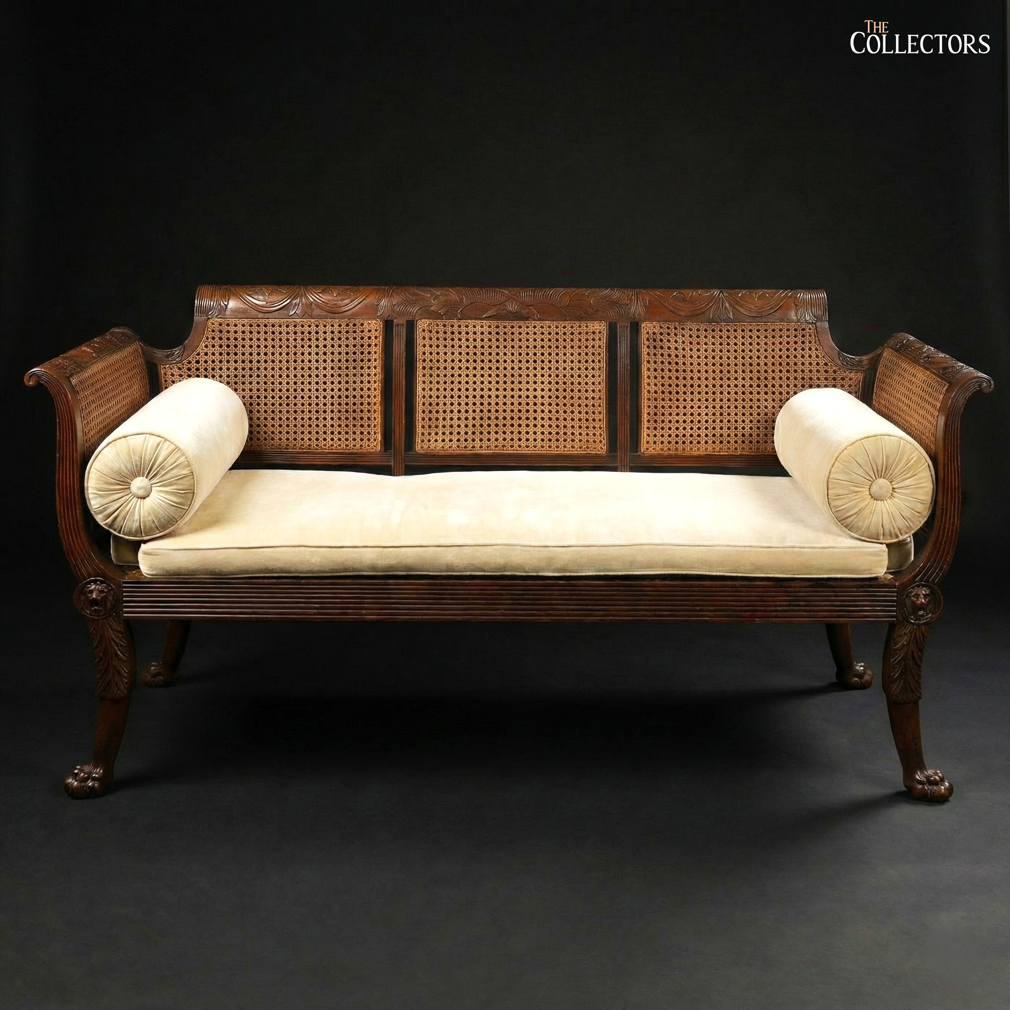 The Belgravia Cane-Back Day Settee — image 1