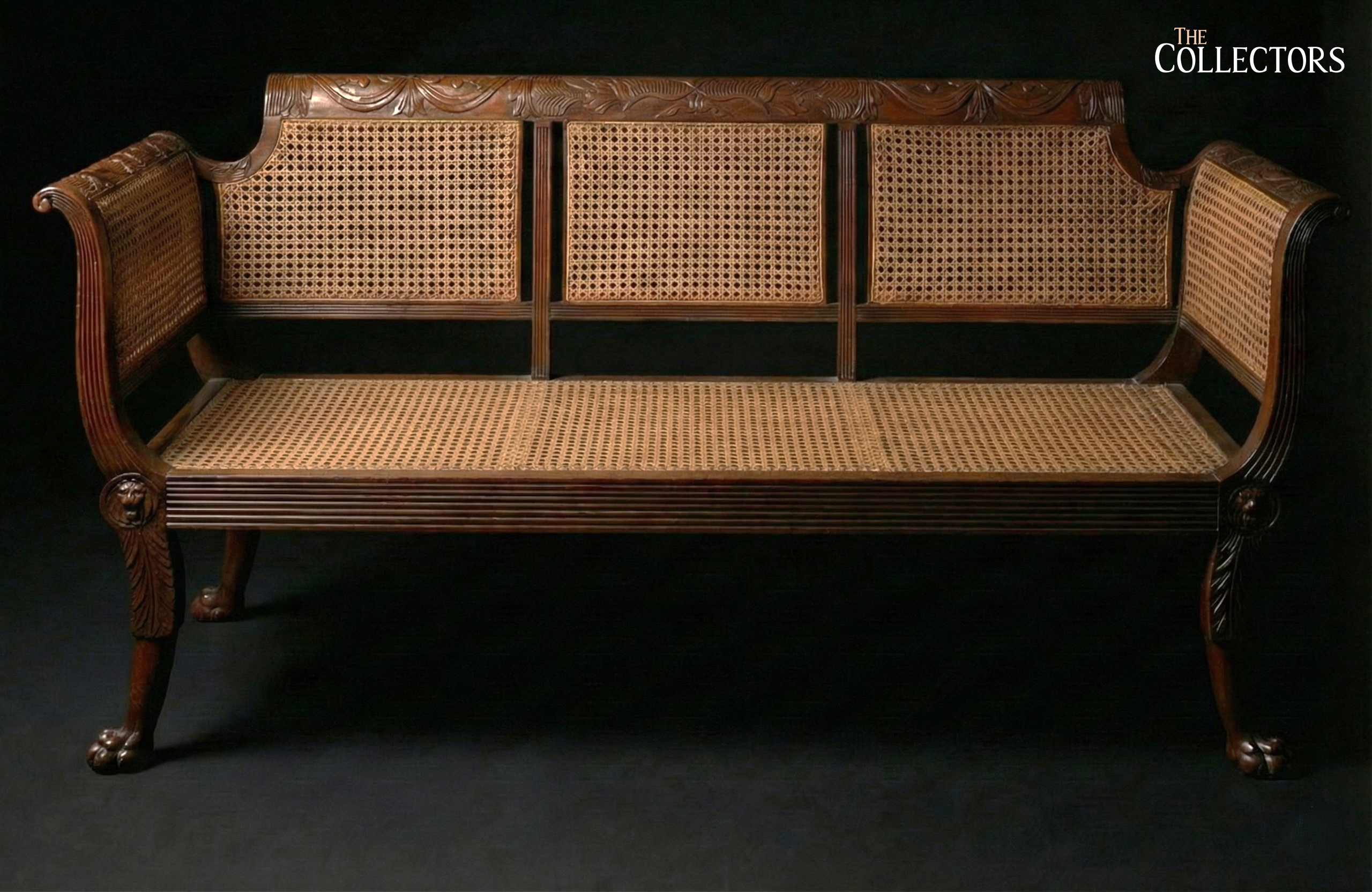 The Belgravia Cane-Back Day Settee — image 2