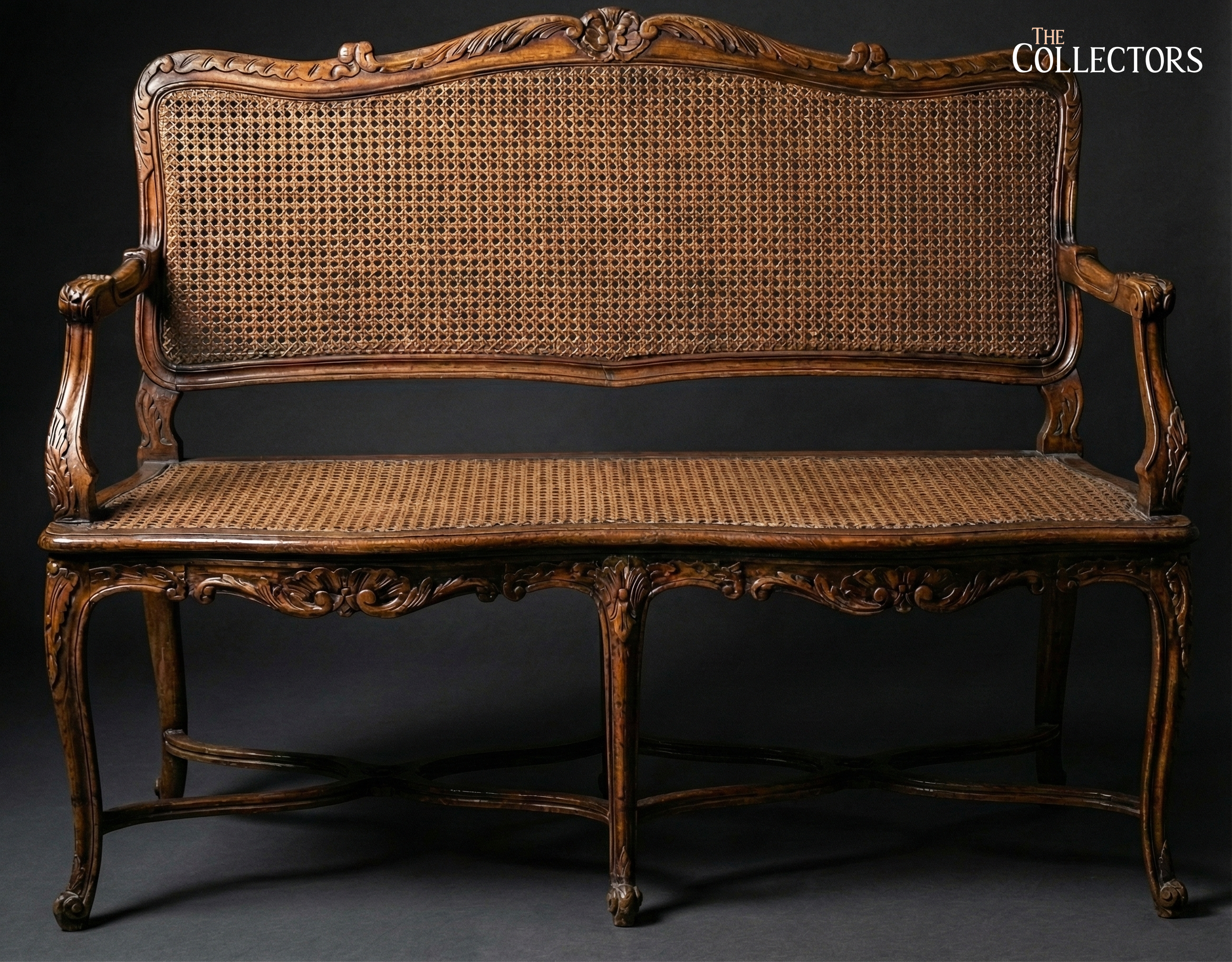 The Bourgogne Louis XV Carved Settee — image 2