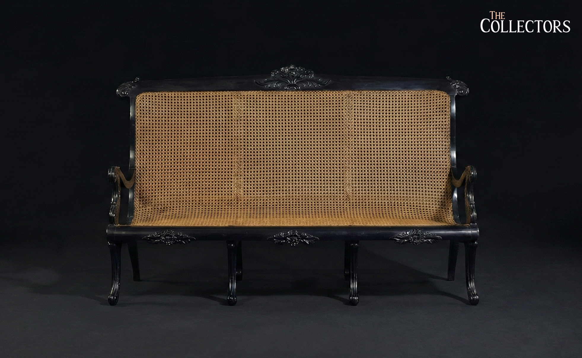 The Ceylonese Cane & Ebony Sitting Suite — image 3