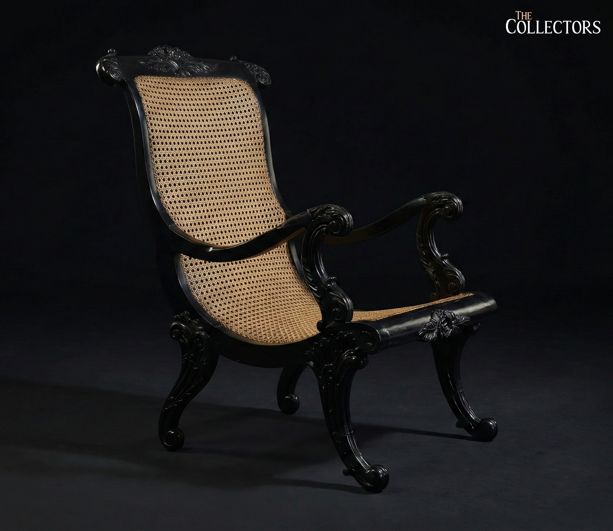 The Ceylonese Cane & Ebony Sitting Suite — image 4