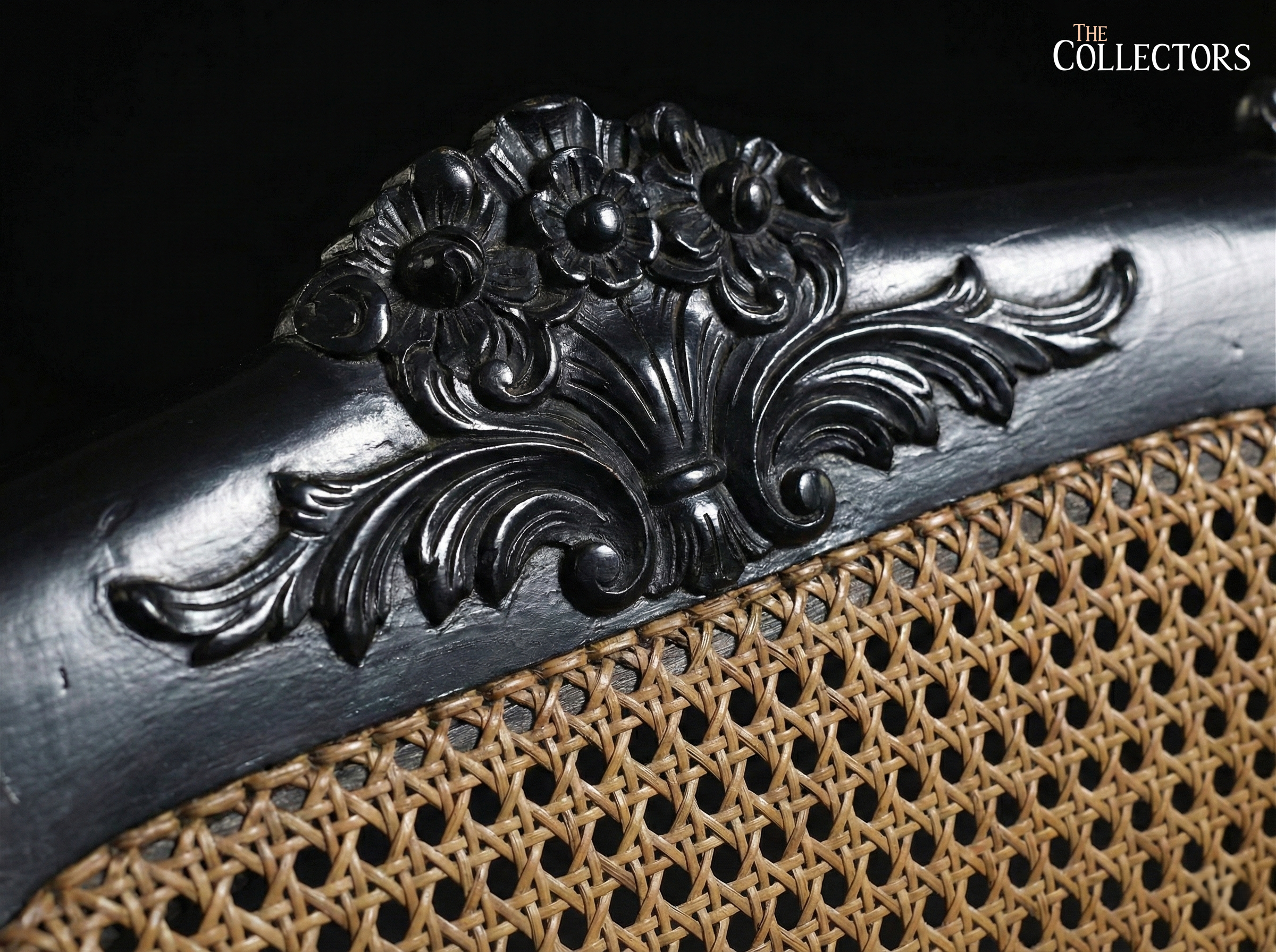 The Ceylonese Cane & Ebony Sitting Suite — image 5