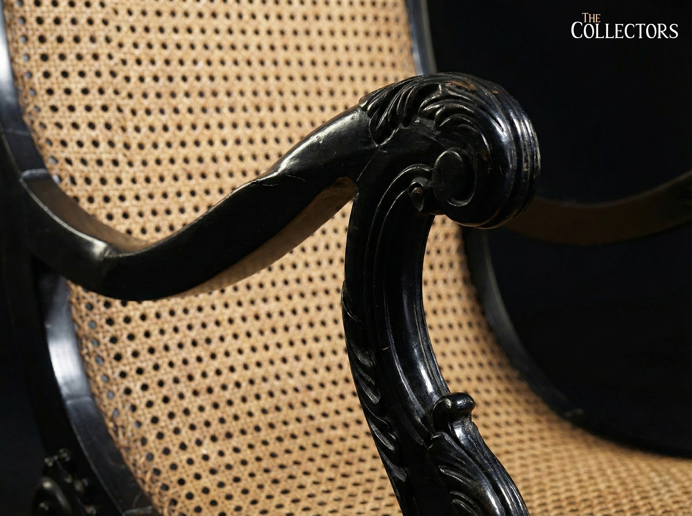 The Ceylonese Cane & Ebony Sitting Suite — image 6