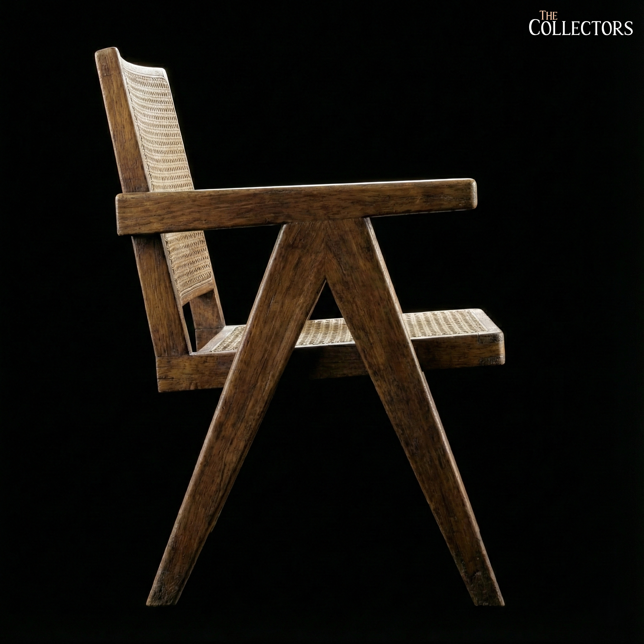 The Chandigarh Secretariat Cane Armchair — image 2