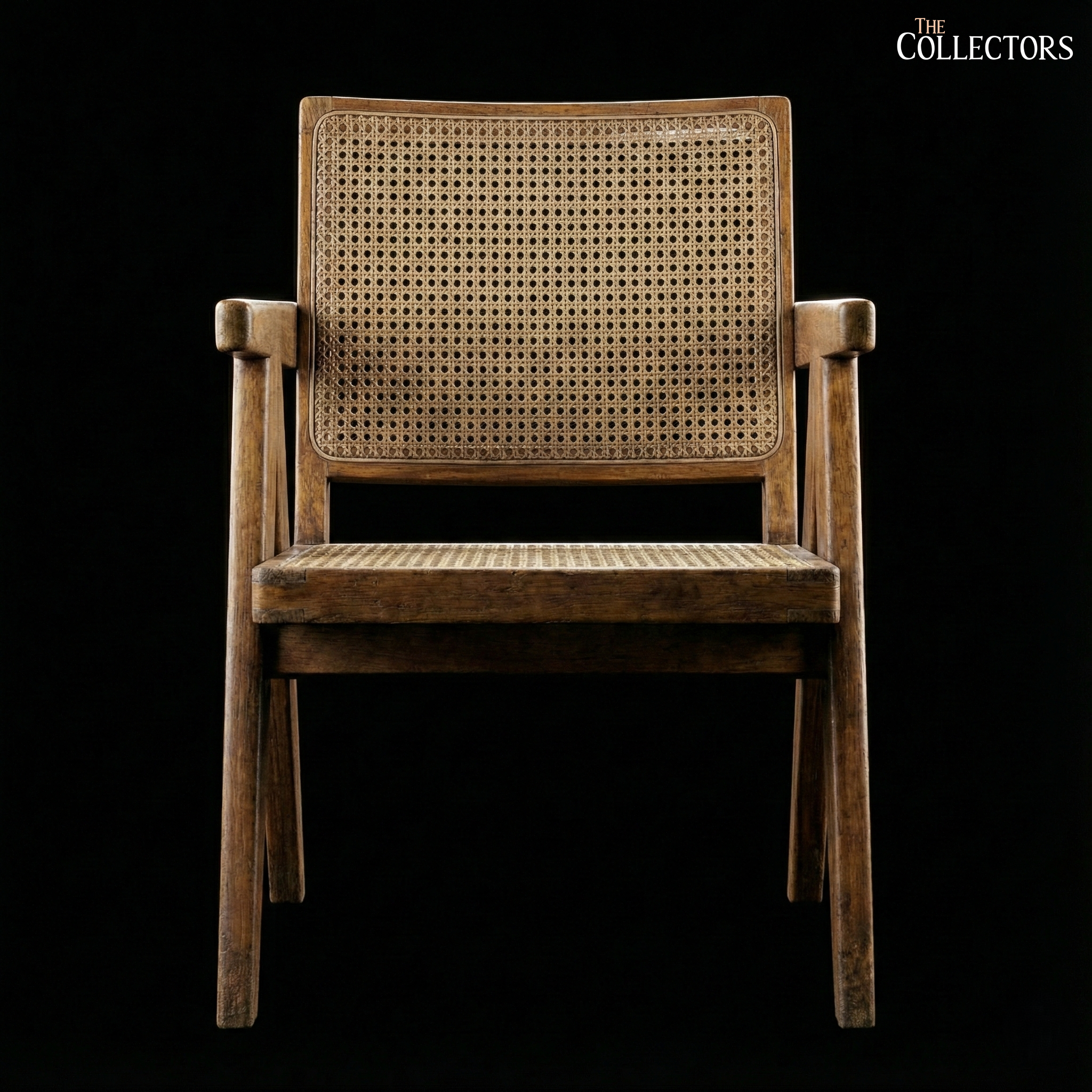 The Chandigarh Secretariat Cane Armchair — image 3