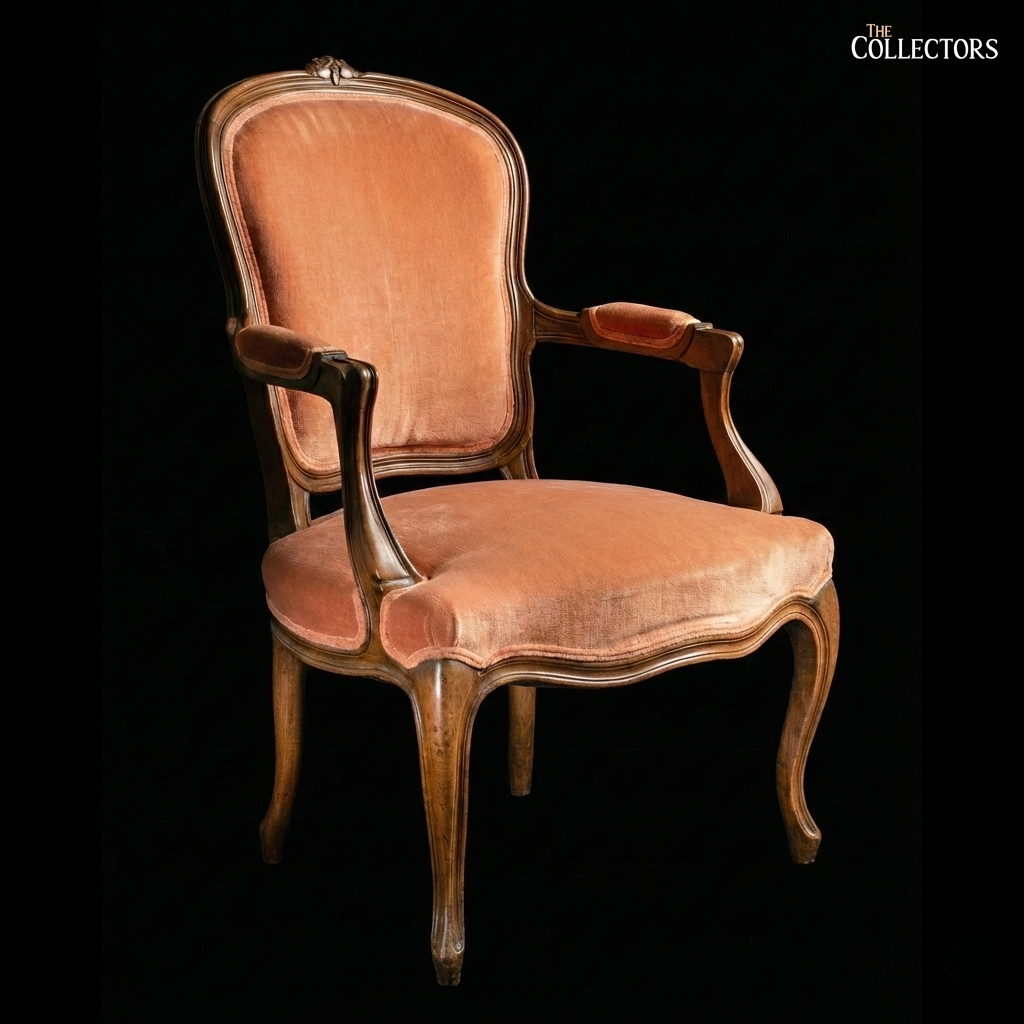 The Coquille Crest Louis XV Armchair — image 1