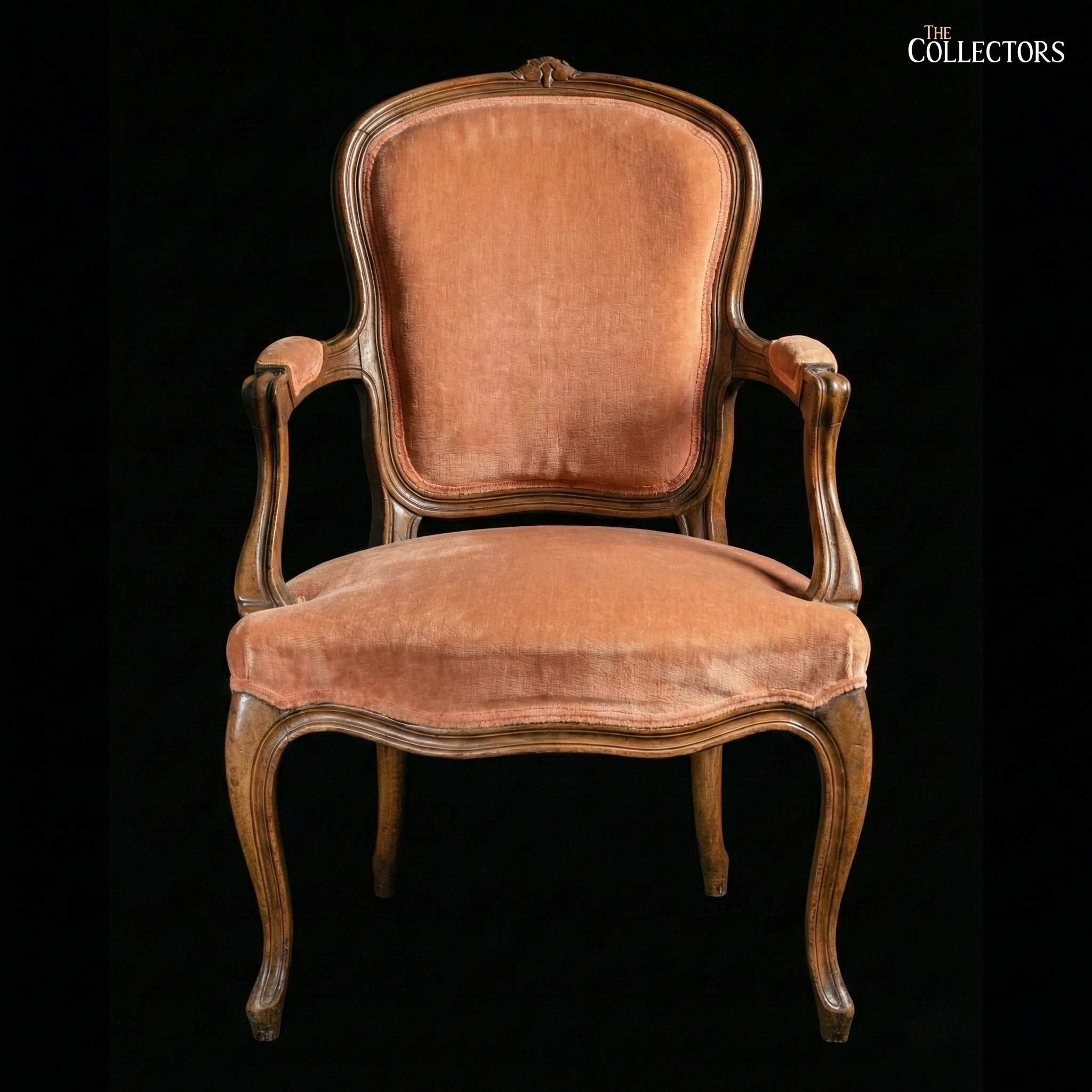 The Coquille Crest Louis XV Armchair — image 2