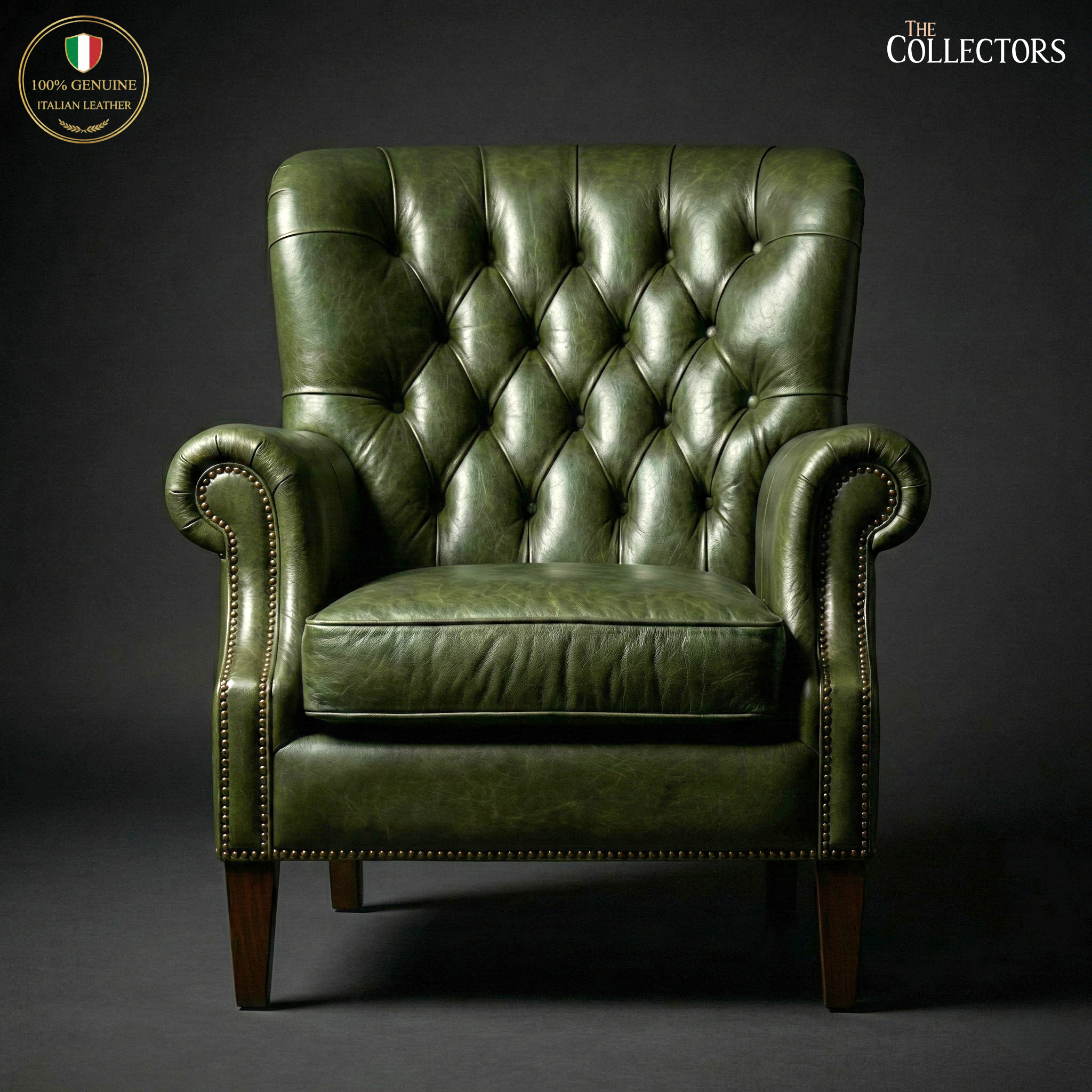 The Diplomat’s Wingback Leather Chair — image 2