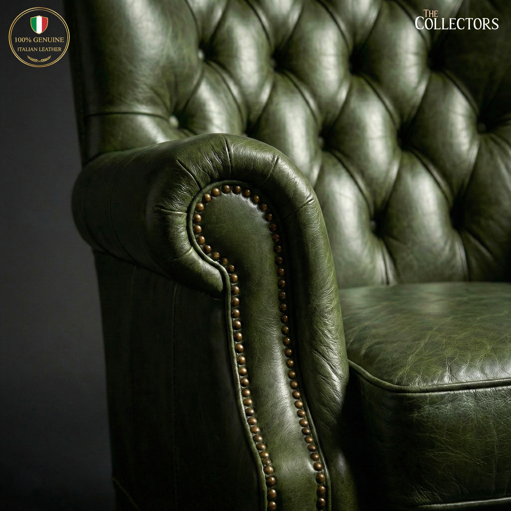 The Diplomat’s Wingback Leather Chair — image 3