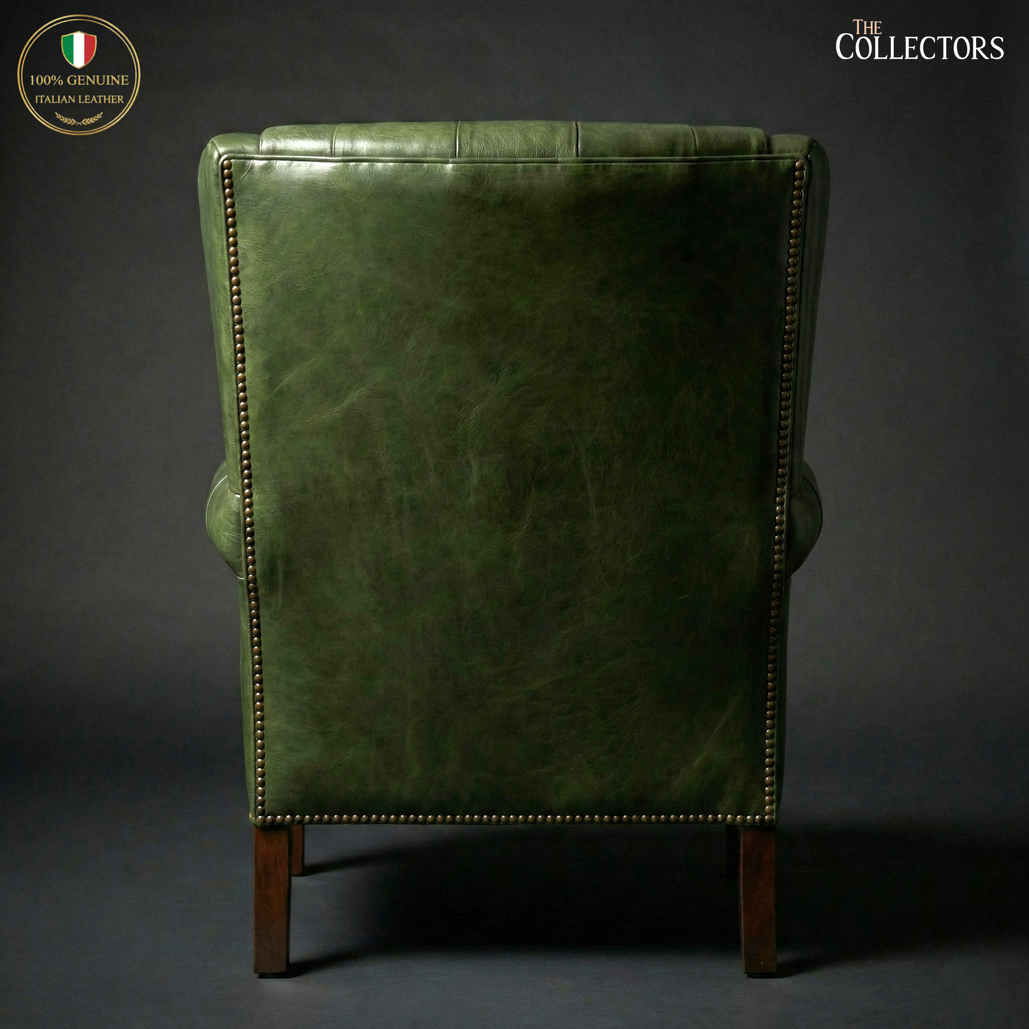 The Diplomat’s Wingback Leather Chair — image 4