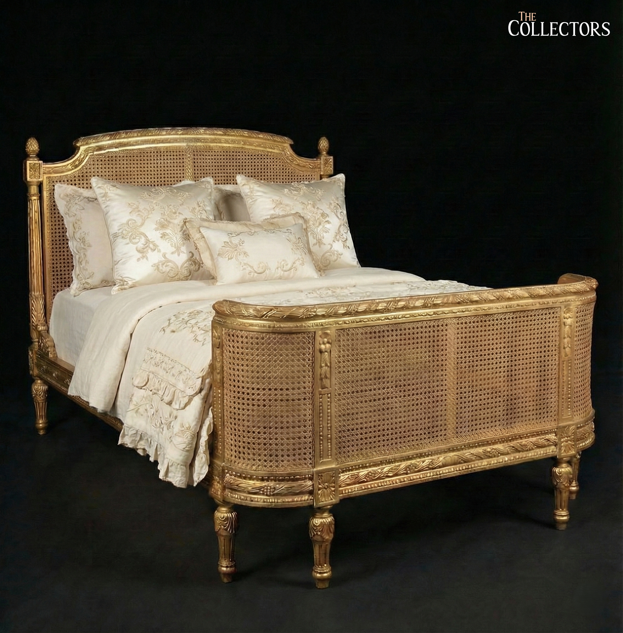 The Gilded Parisian Salon Bed — image 1