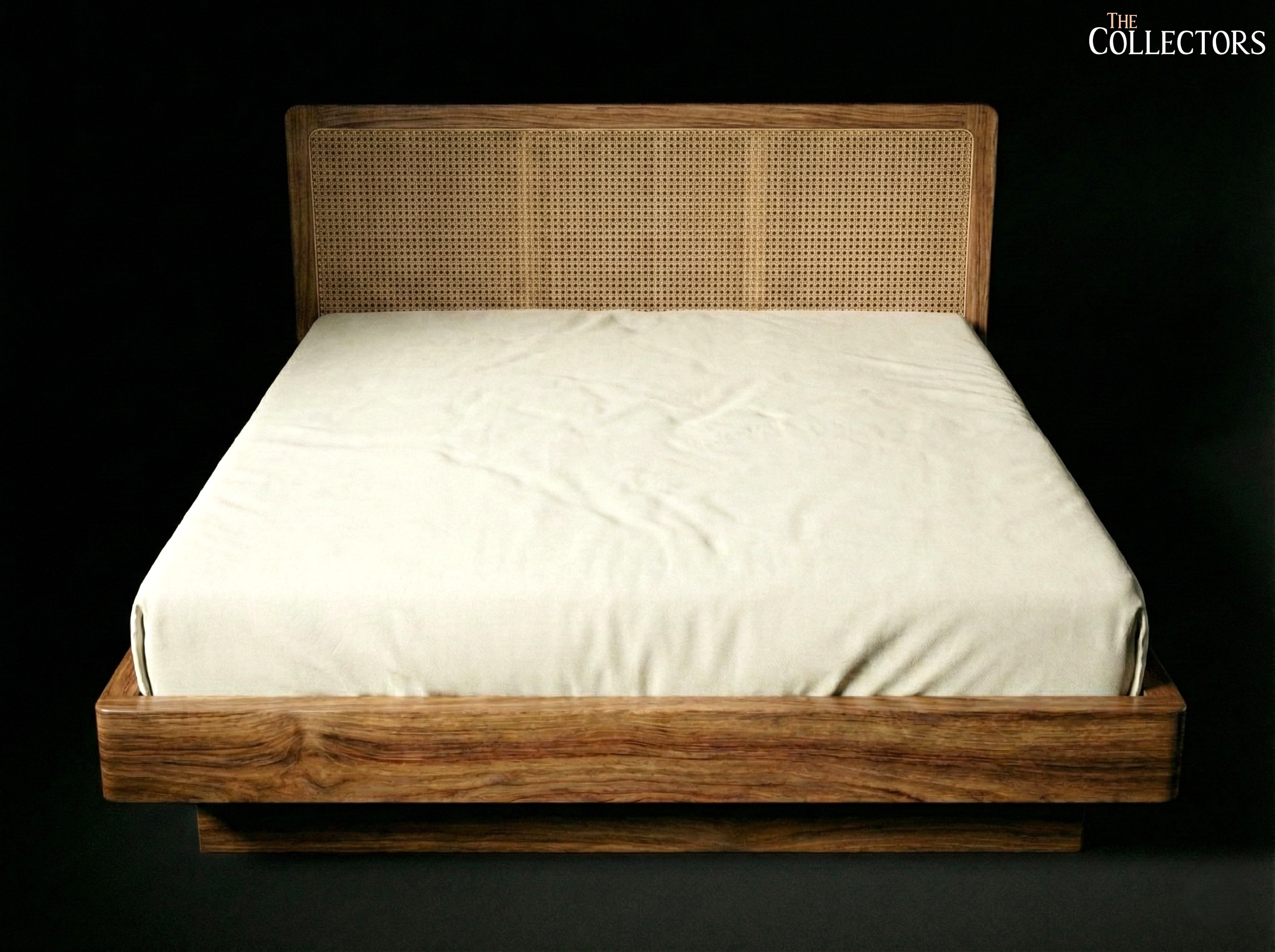 The Indo-Tropicale Modernist Cane Back Bed — image 2
