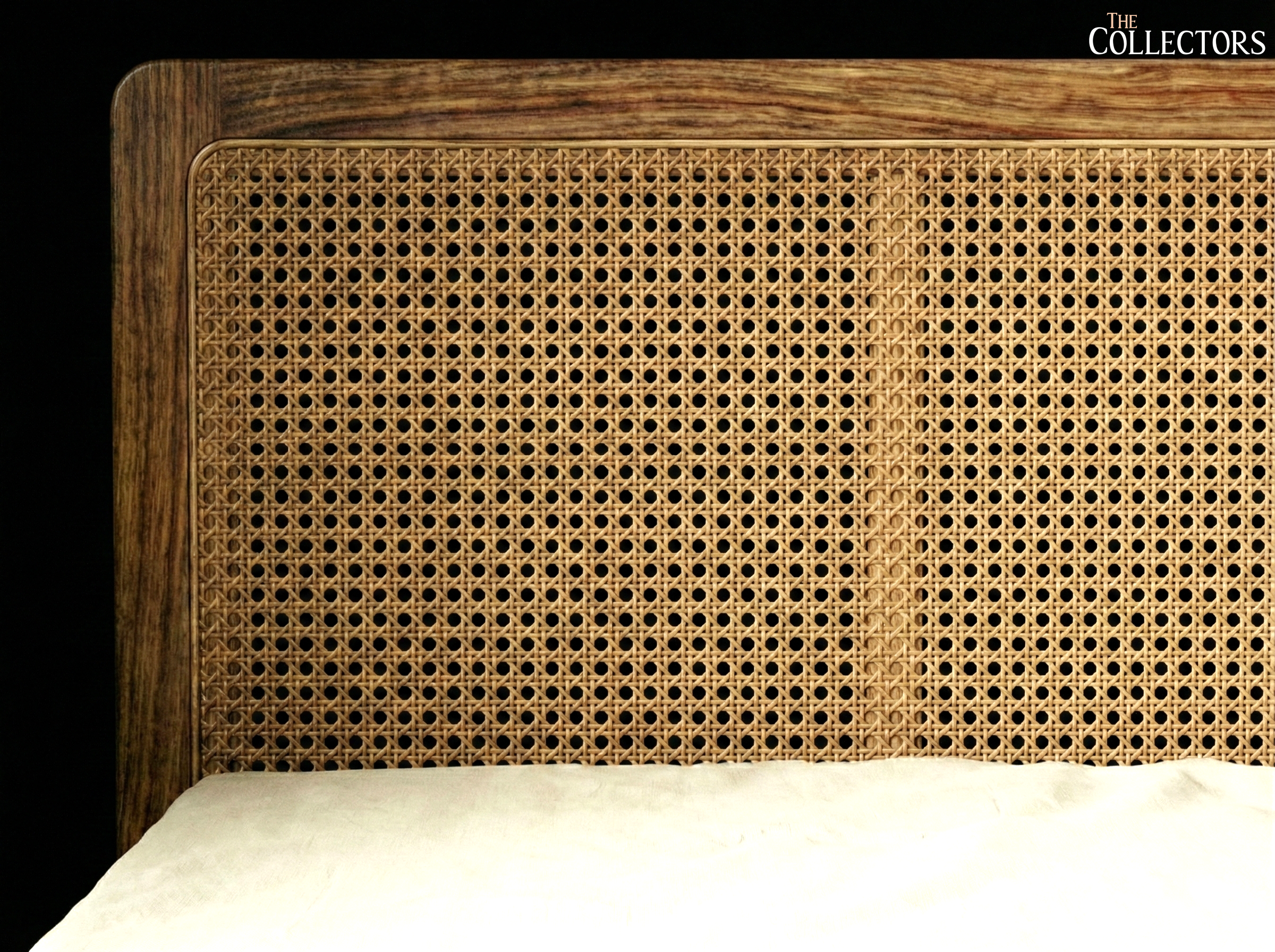 The Indo-Tropicale Modernist Cane Back Bed — image 3
