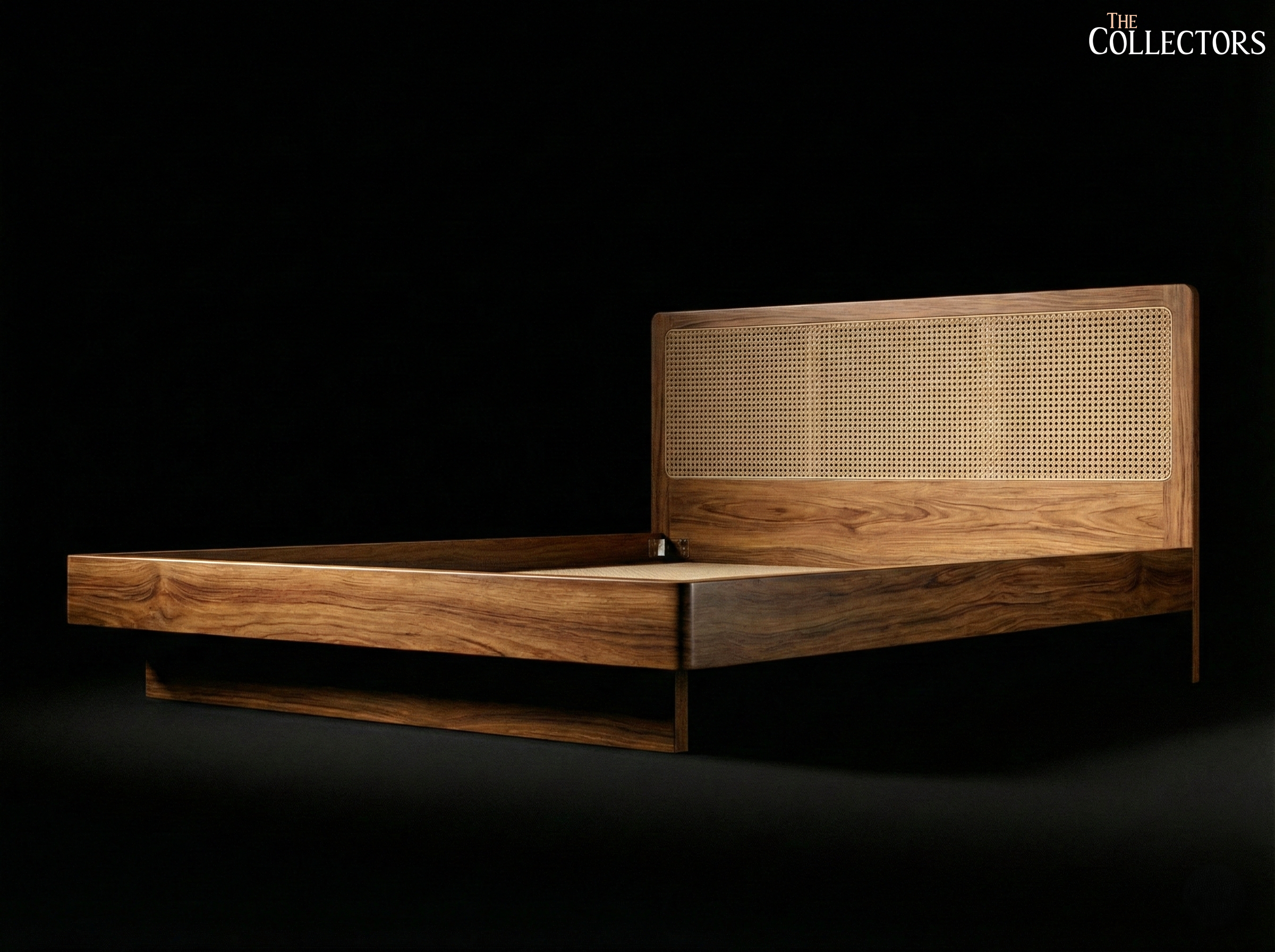 The Indo-Tropicale Modernist Cane Back Bed — image 4