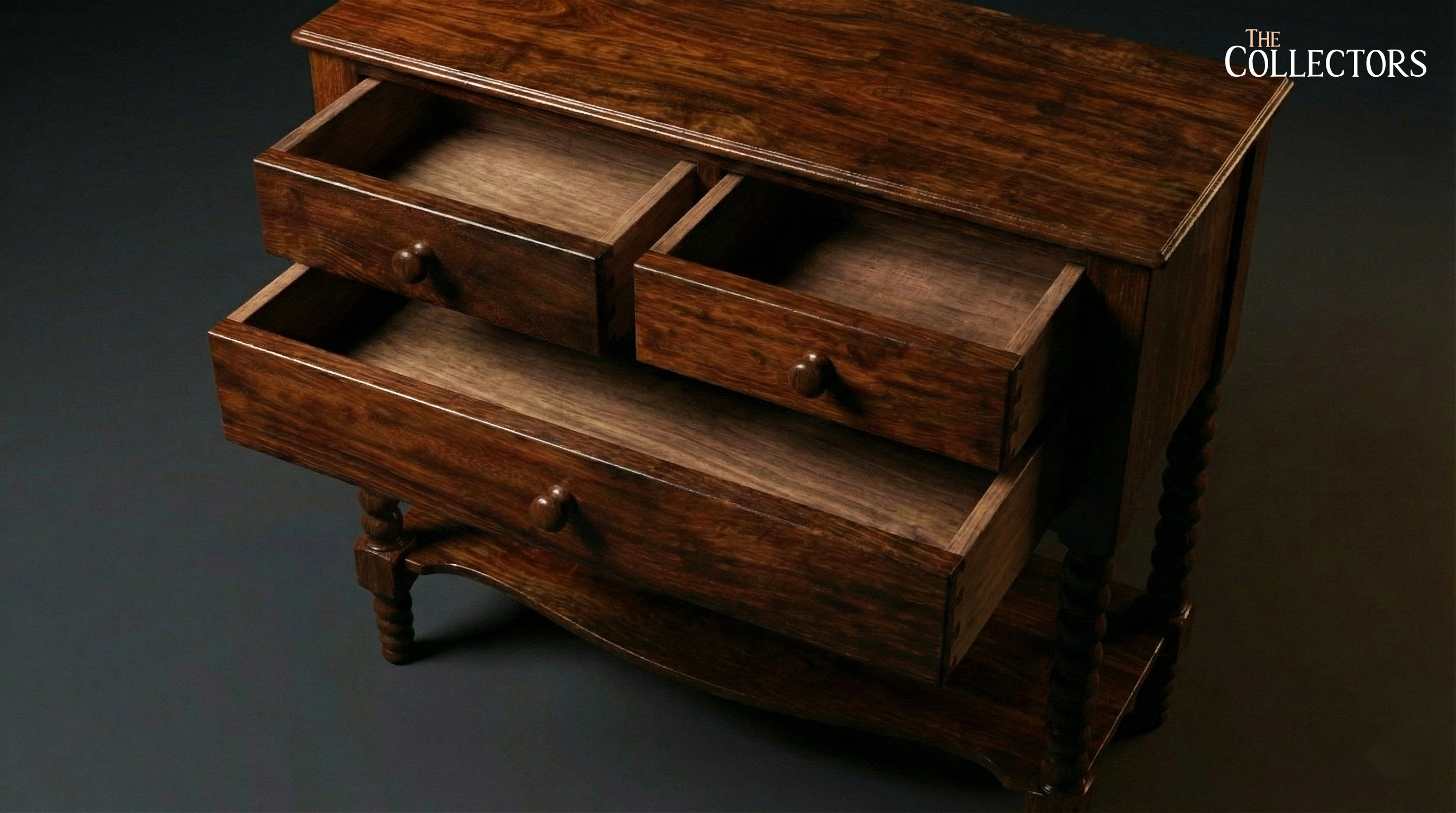 The Jacobean Revival Bobbin Console — image 4