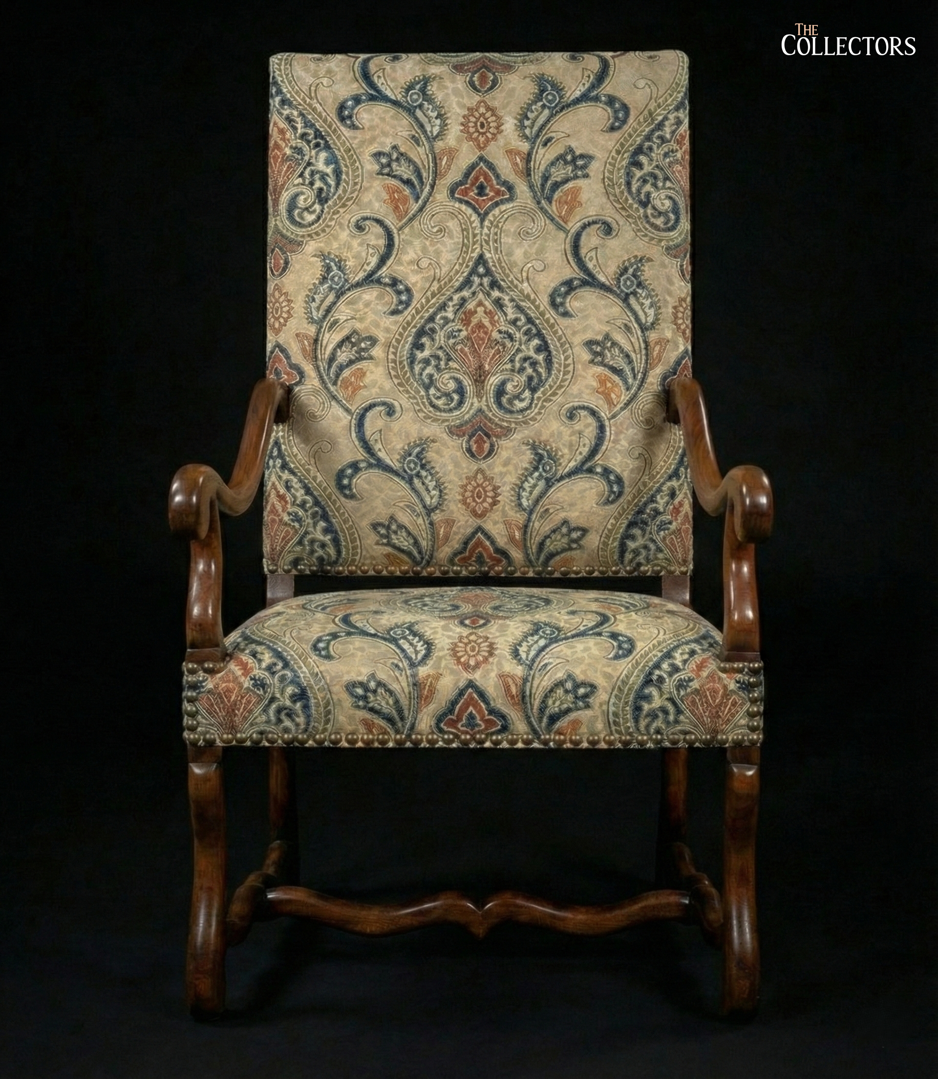 The Loire Valley Damask-Woven Armchair — image 2