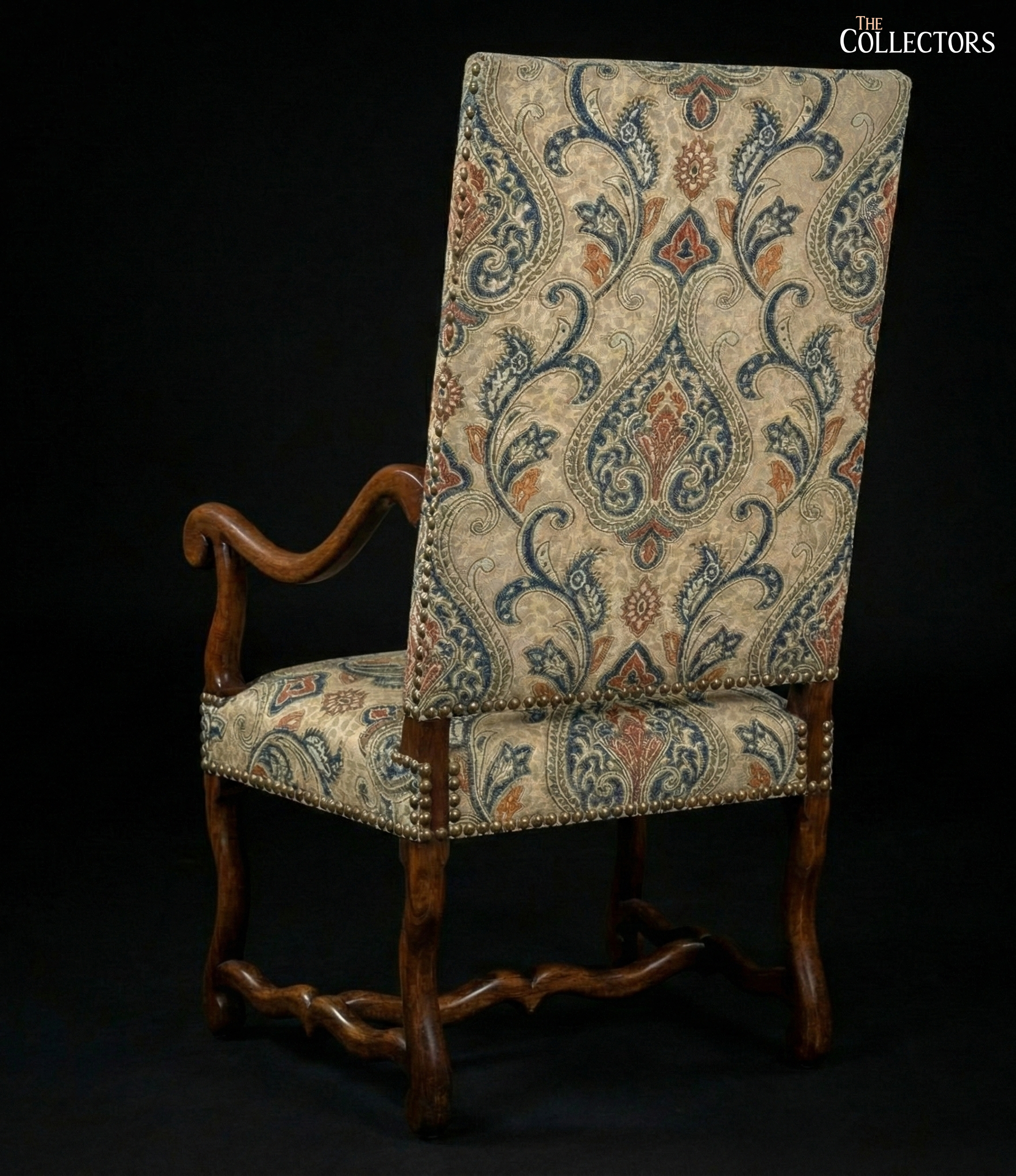 The Loire Valley Damask-Woven Armchair — image 4