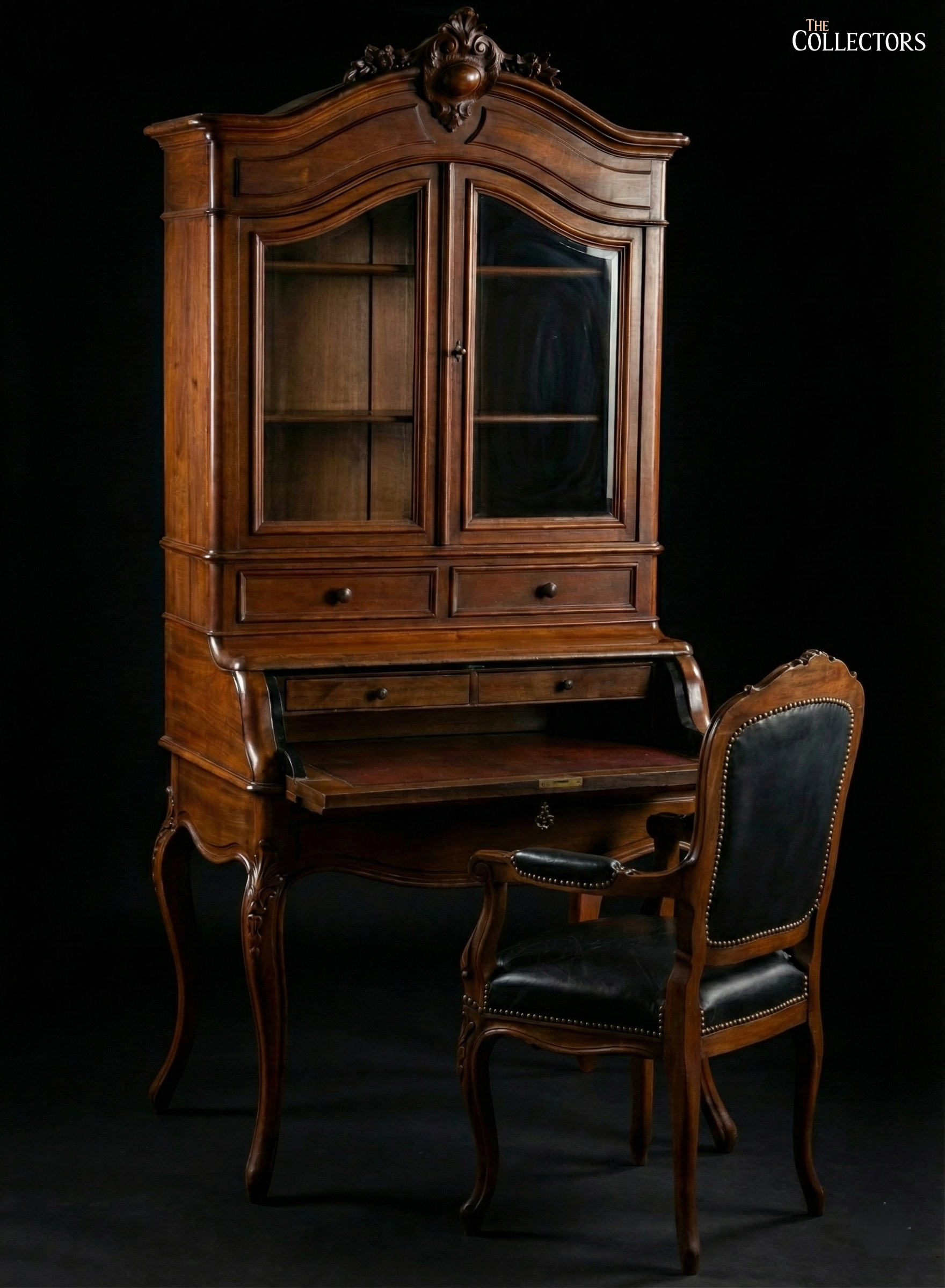 The Louis XV Cabinet de Travail - A Provincial Rocaille Writing Suite — image 10